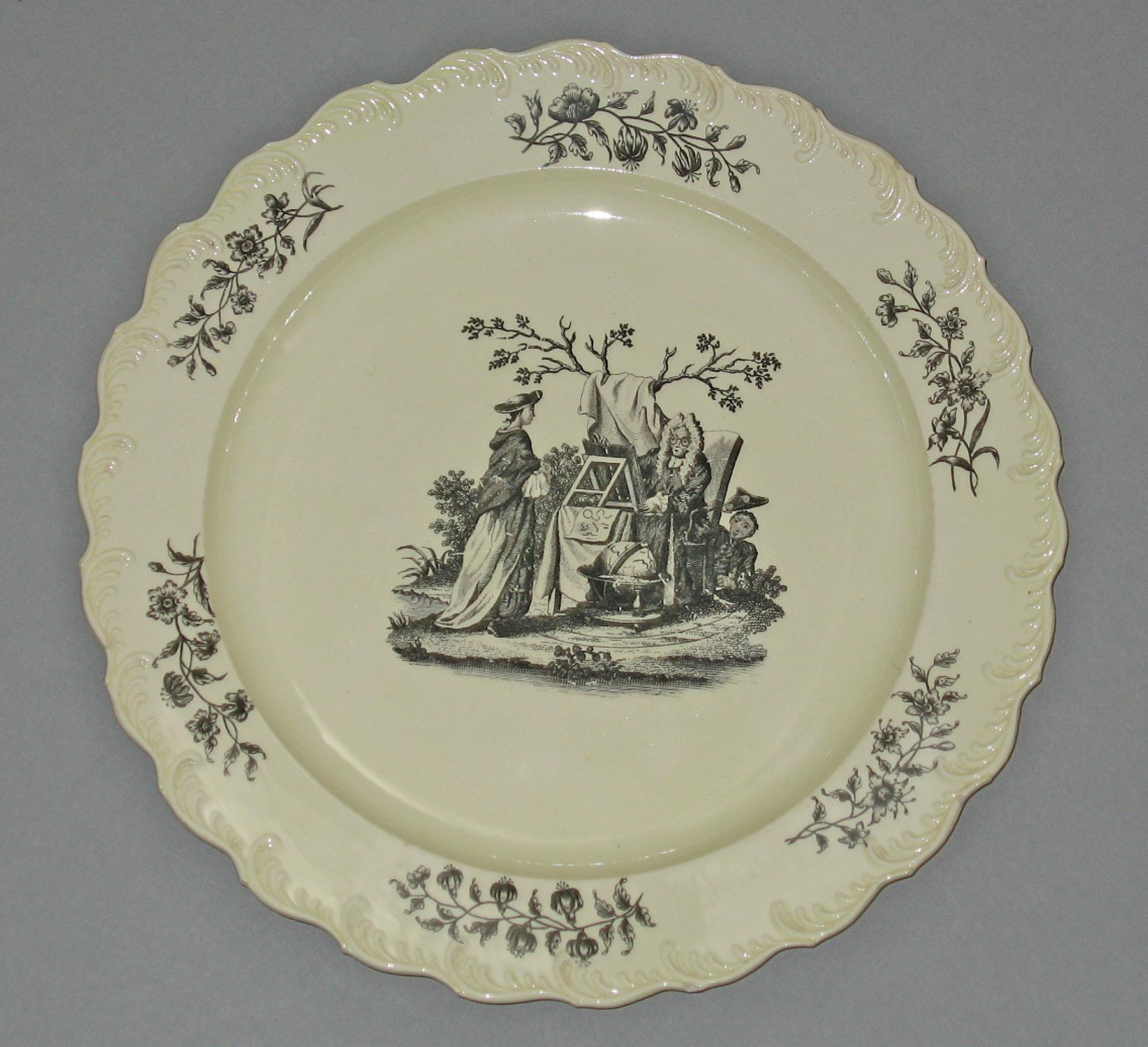 1969.0936.048 Creamware plate