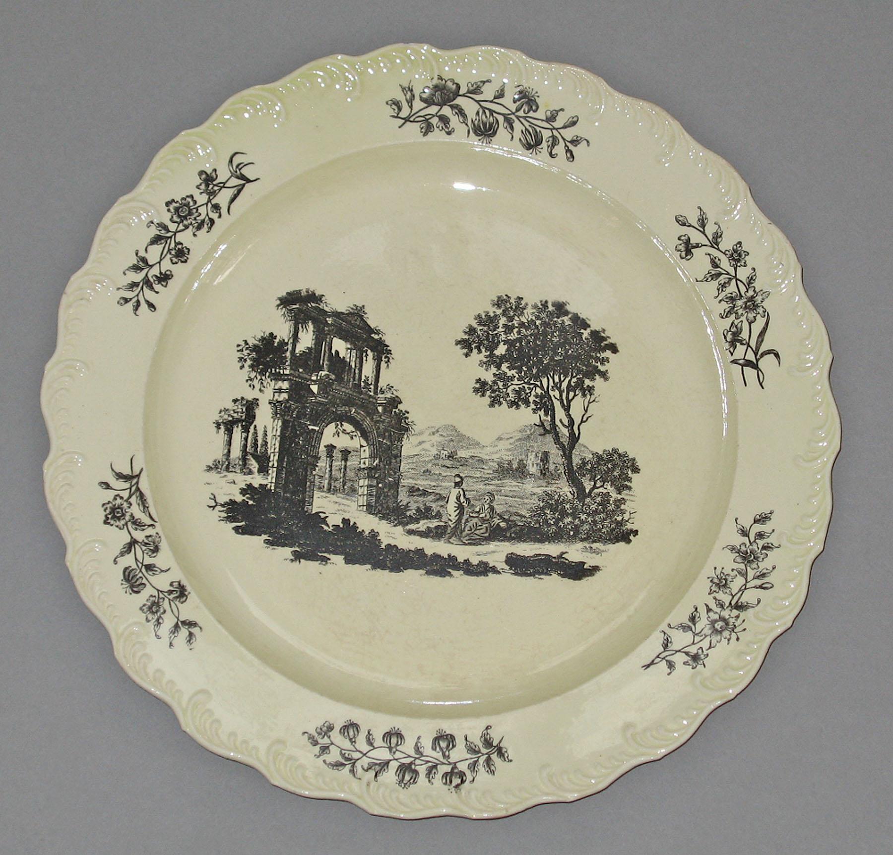 1969.0936.071 Creamware plate