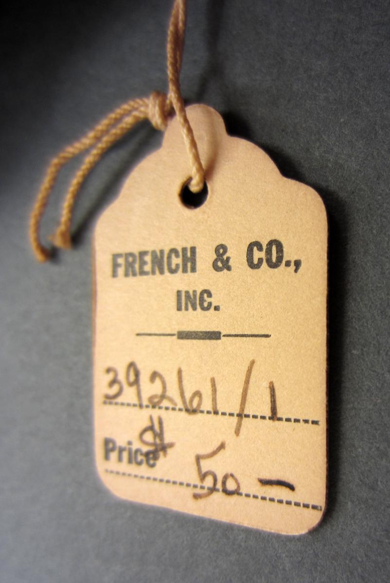 1969.0943 Dress, Tag