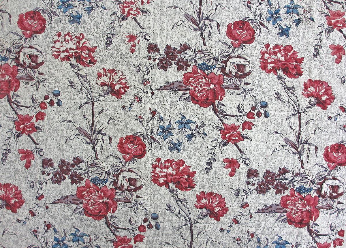 T215 textile, printed design repeat