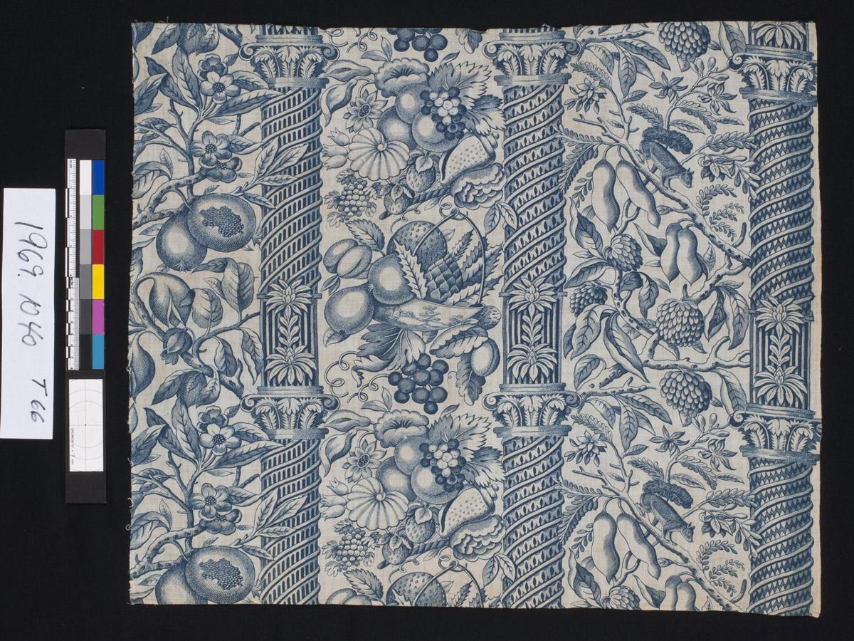1969.1040 Textile, printed, view 1