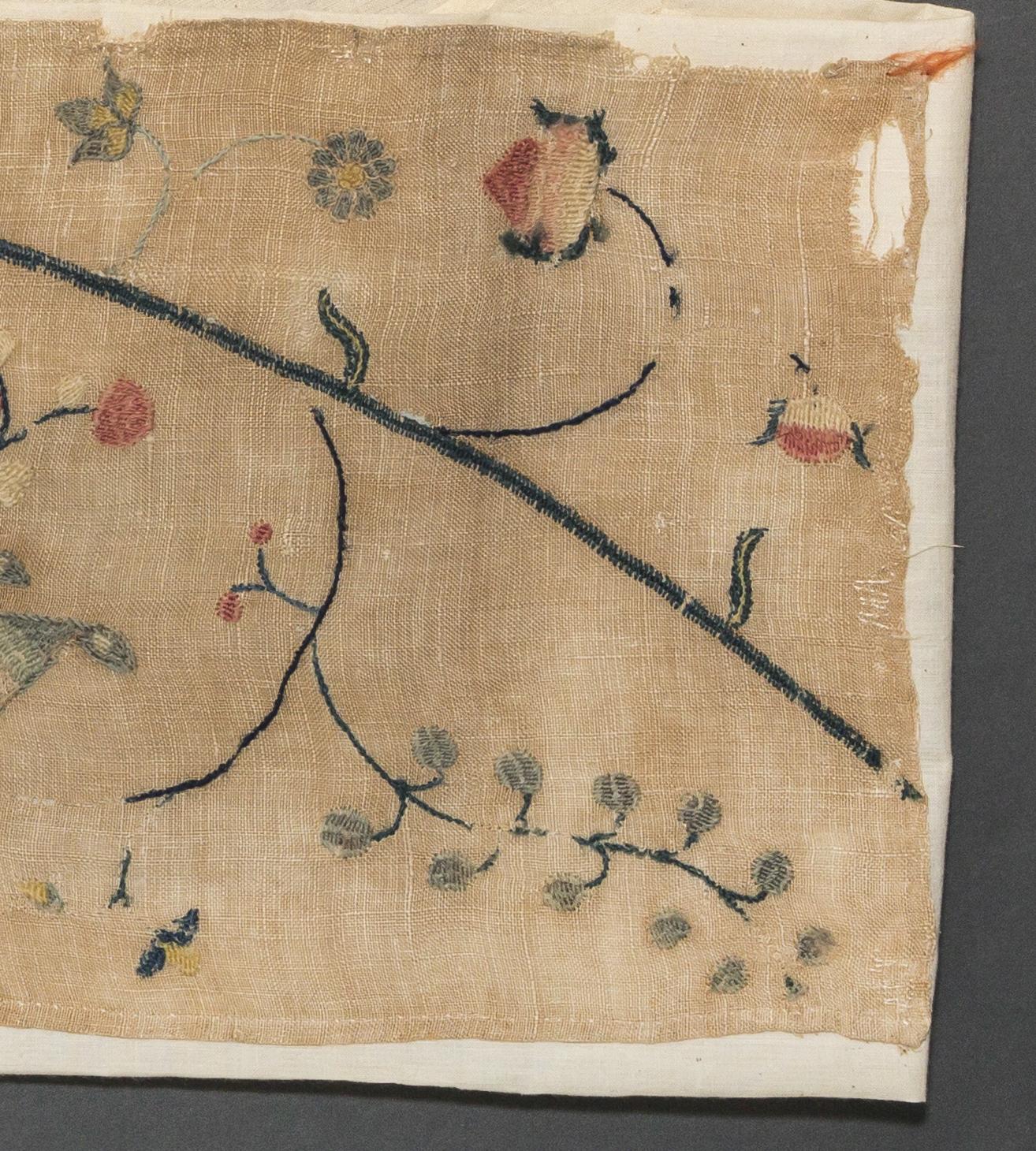 1969.1046 Bed hanging, detail 4