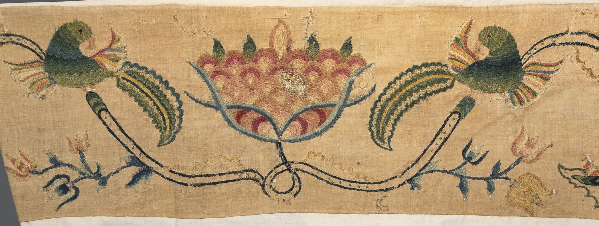 1969.1049 Textile, embroidered, detail 4