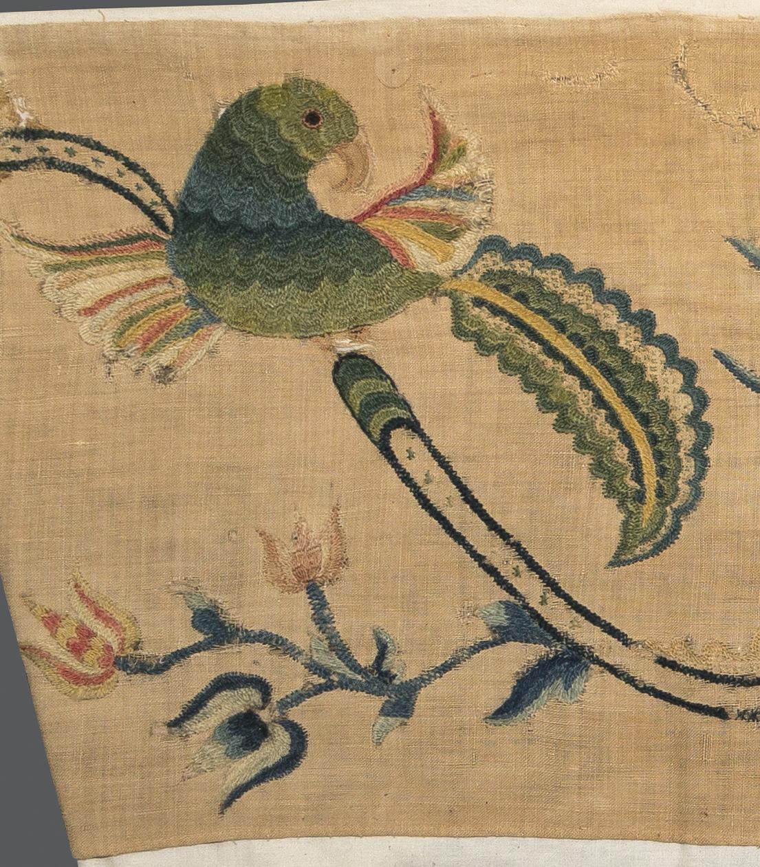 1969.1049 Textile, embroidered, detail 5