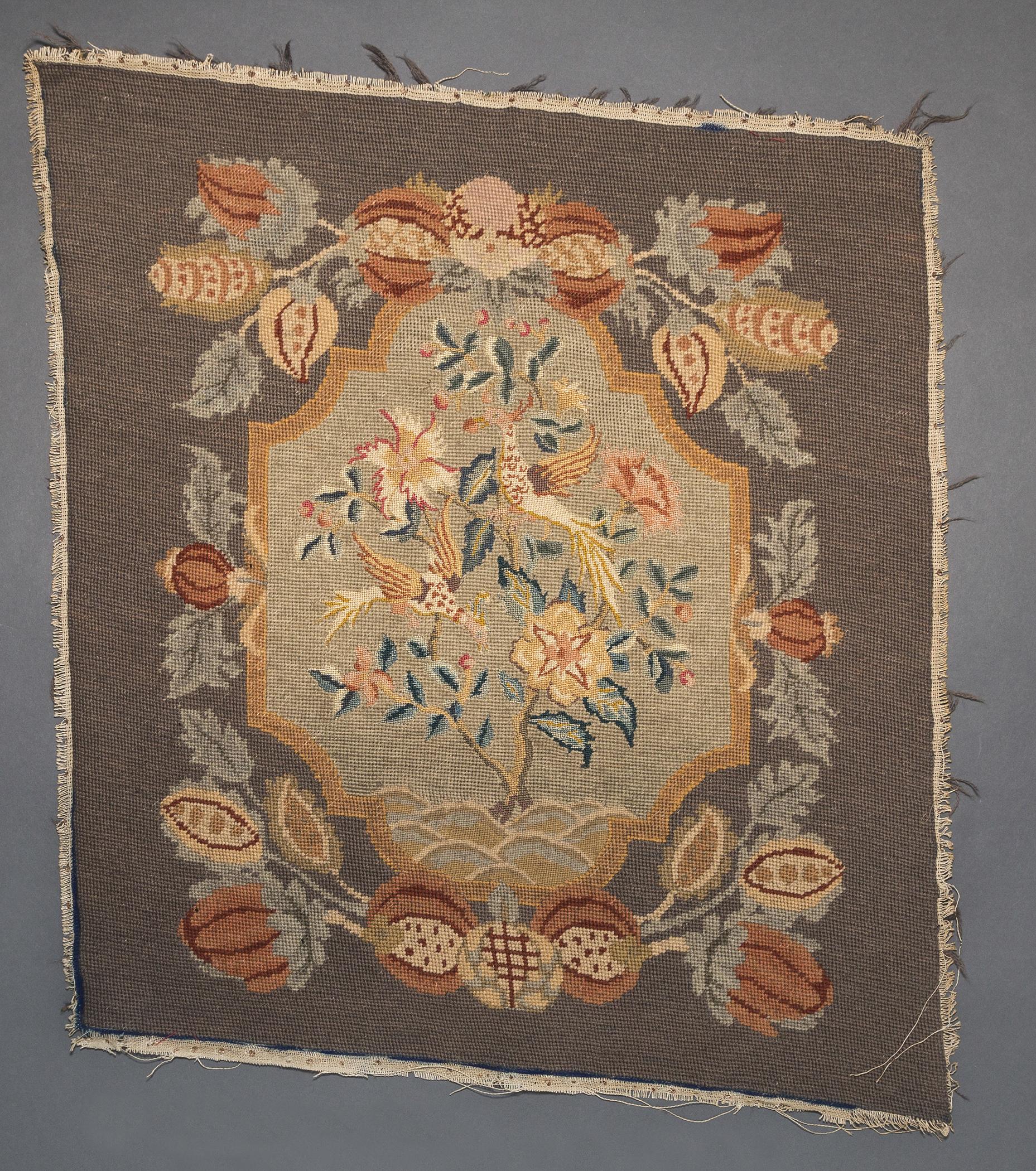 1969.1056 Chair seat cover, view 1