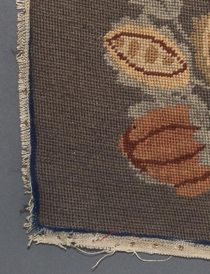 1969.1056 Chair seat cover, detail 8