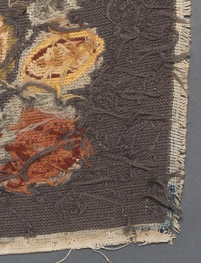 1969.1056 Chair seat cover, reverse, detail 8