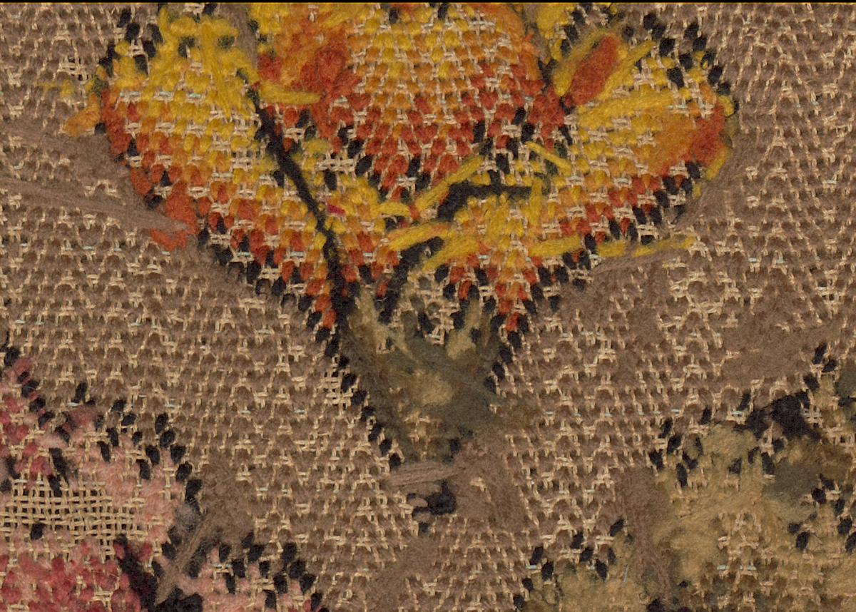 1969.1064 Chair Seat, Verso Detail 9