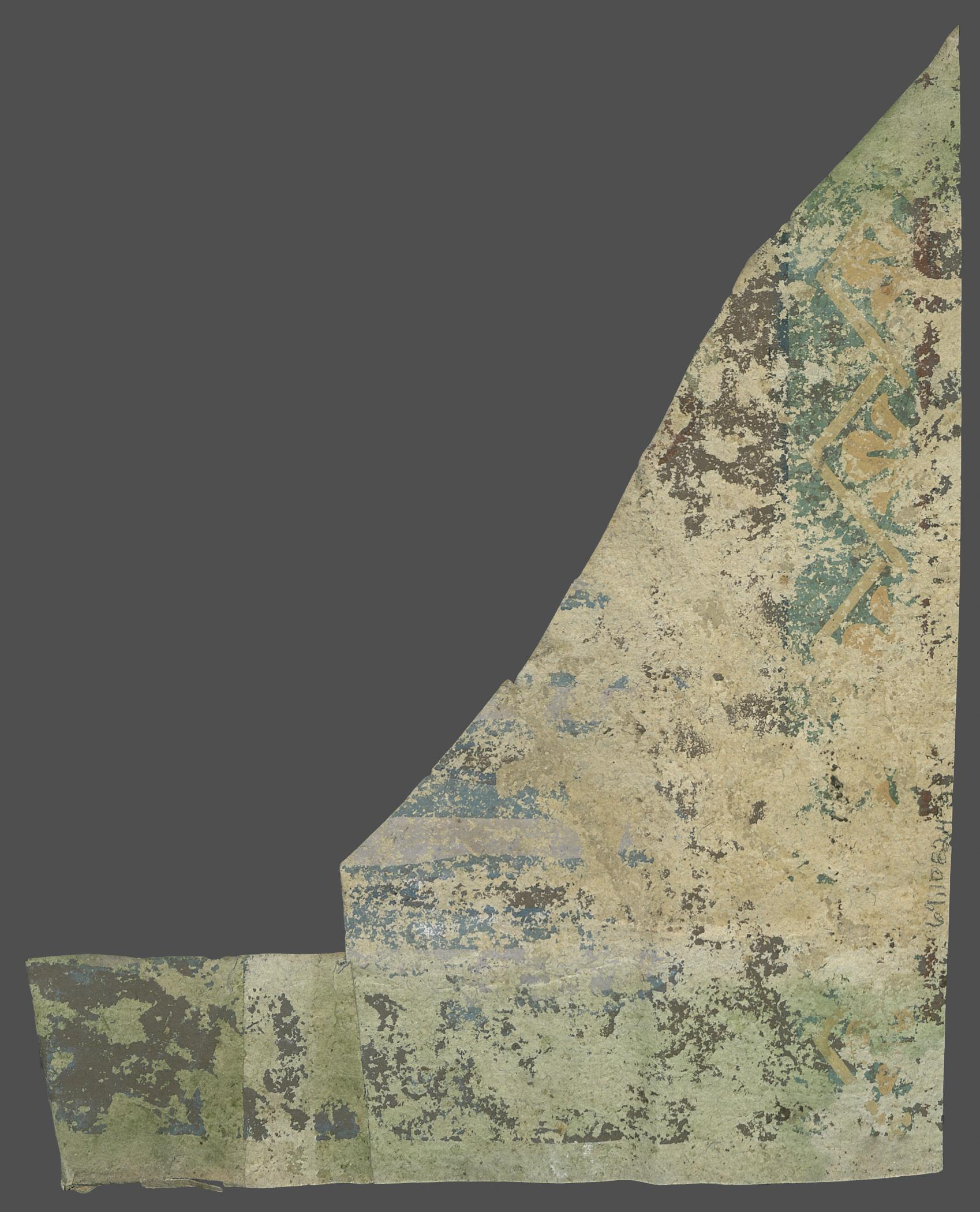 1969.1082.004 G Wall covering, view 2, reverse