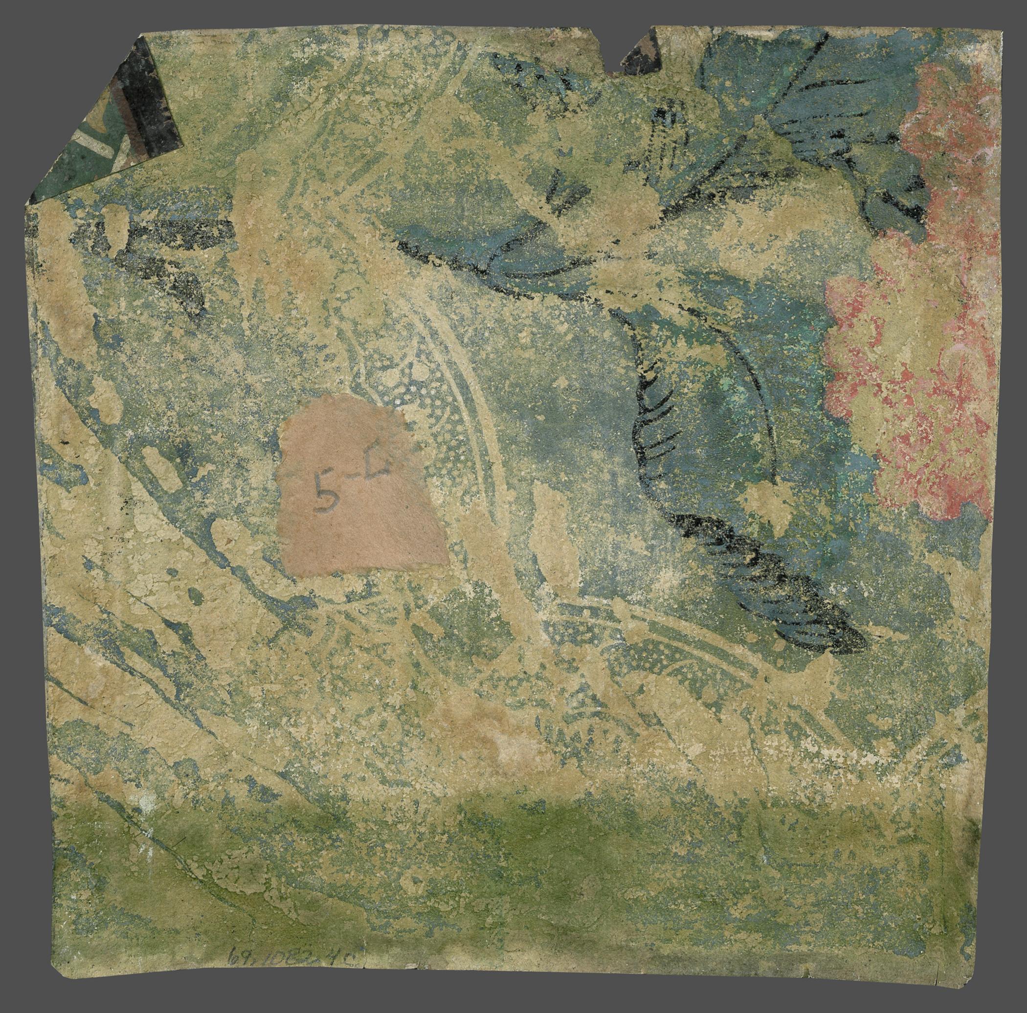 1969.1082.004 C Wall covering, view 2, reverse