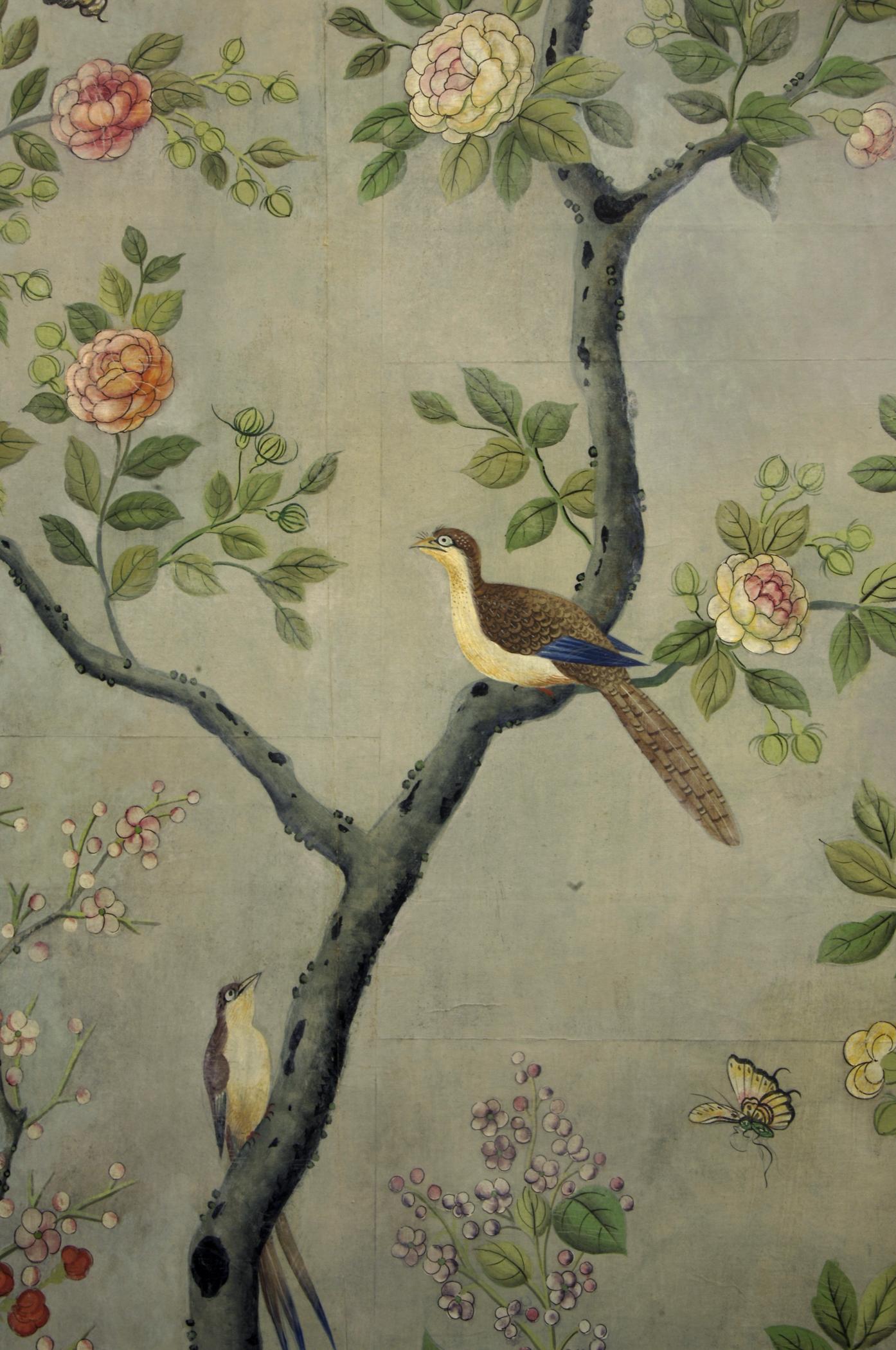 1969.1083 Wall covering, detail 6, Philadelphia Bedroom 2007