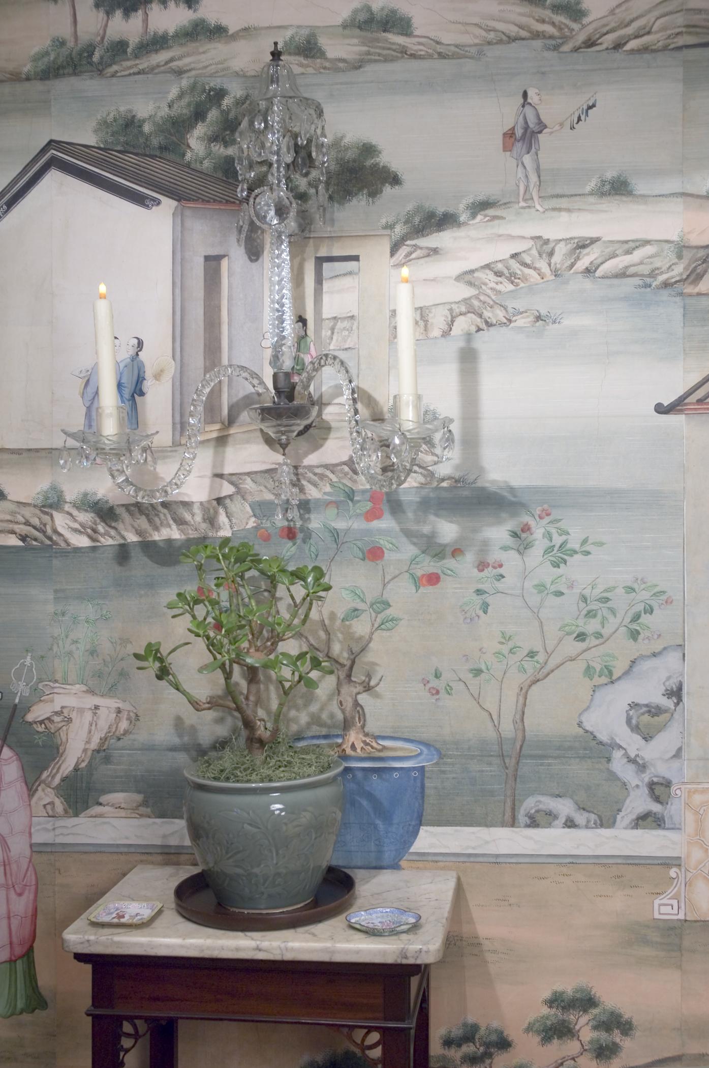 1969.1084 Wall covering, view 17, Chinese Parlor