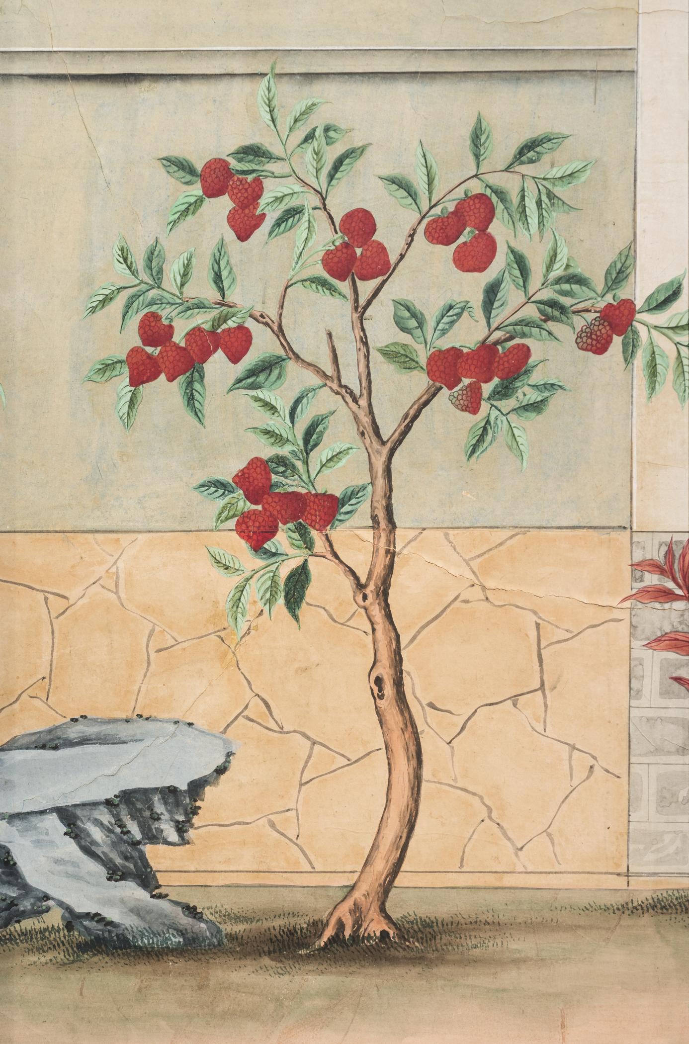 1969.1084 Wall covering, detail 24, Chinese Parlor