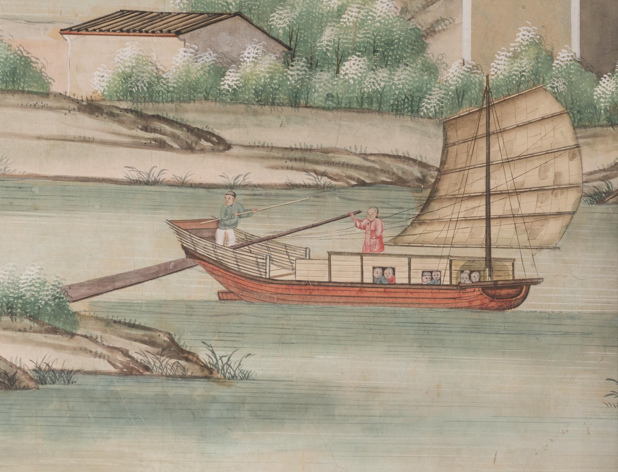 1969.1084 Wall covering, detail 31, Chinese Parlor