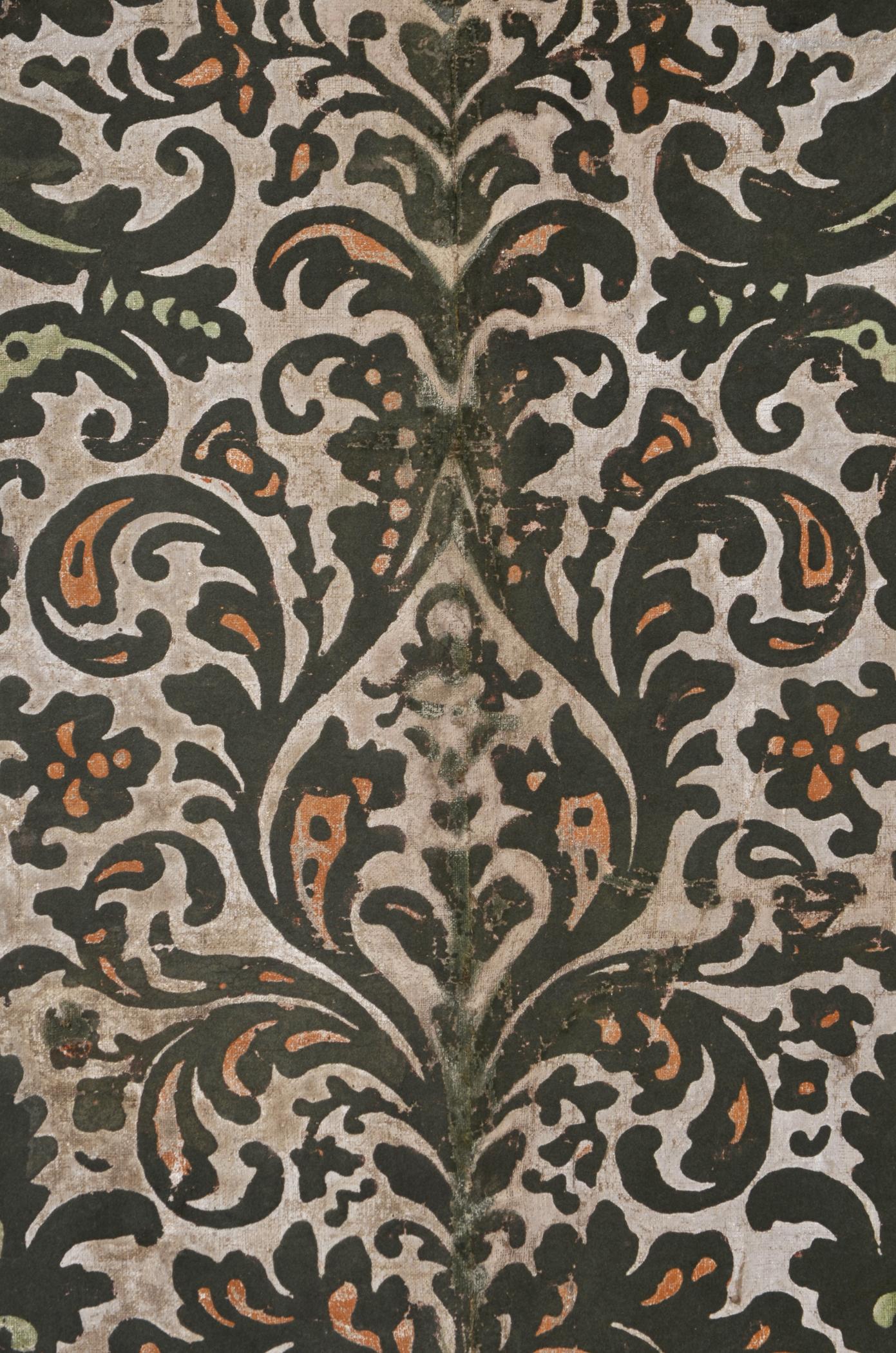 1969.1088.001 Wall covering, detail 3, Vauxhall Room 2013
