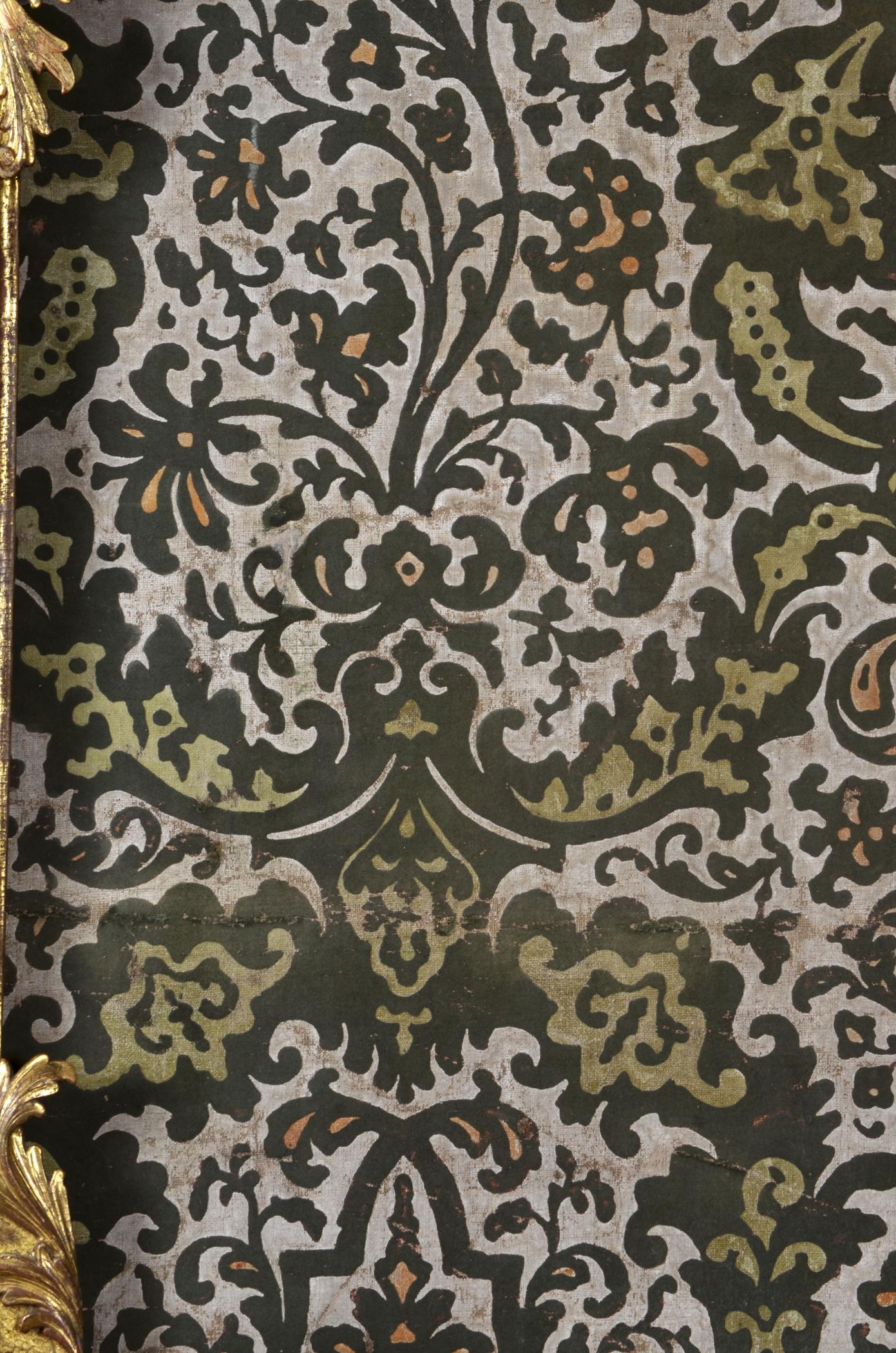 1969.1088.001 Wall covering, detail 5, Vauxhall Room 2013