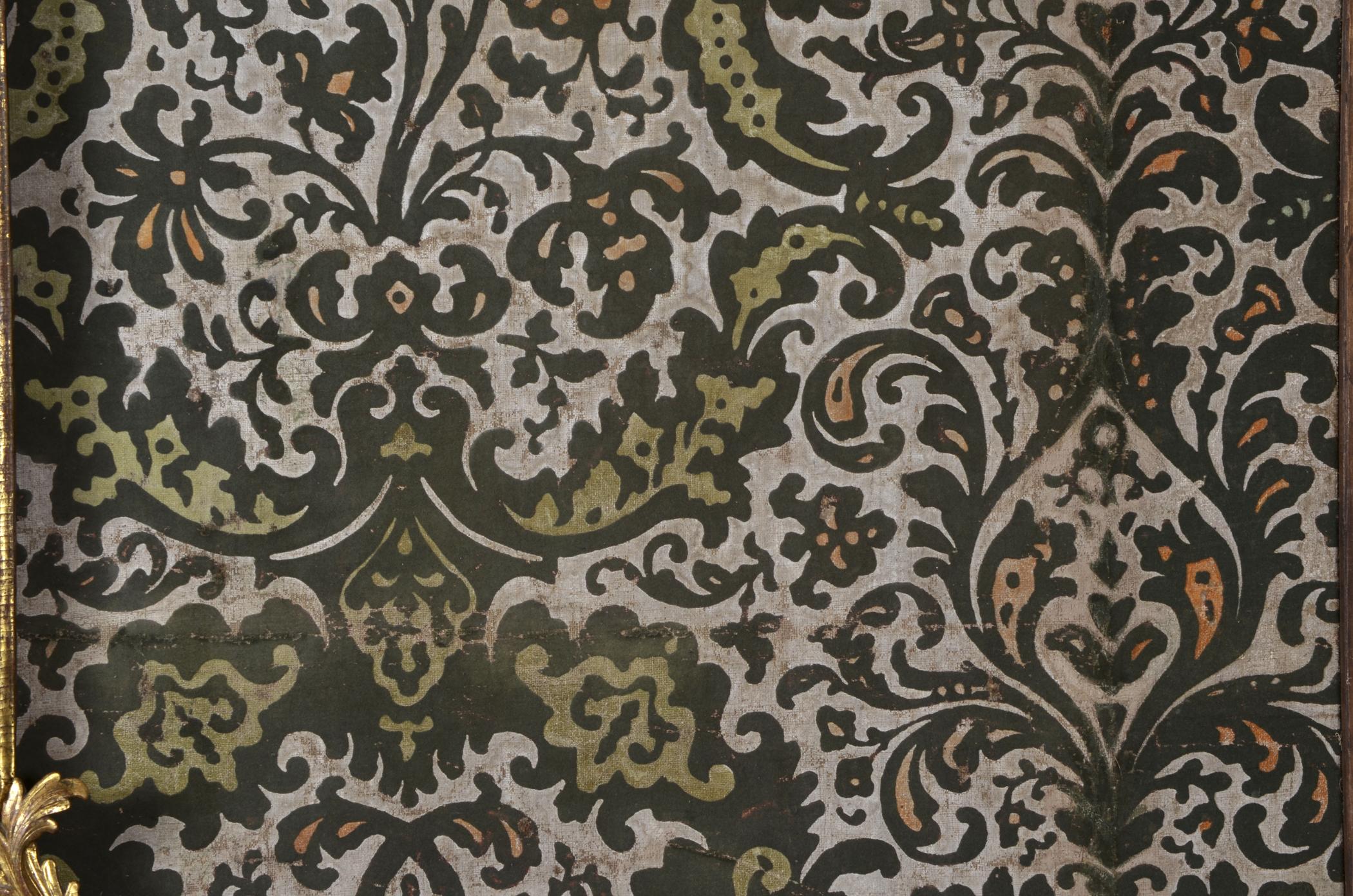 1969.1088.001 Wall covering, detail 6, Vauxhall Room 2013
