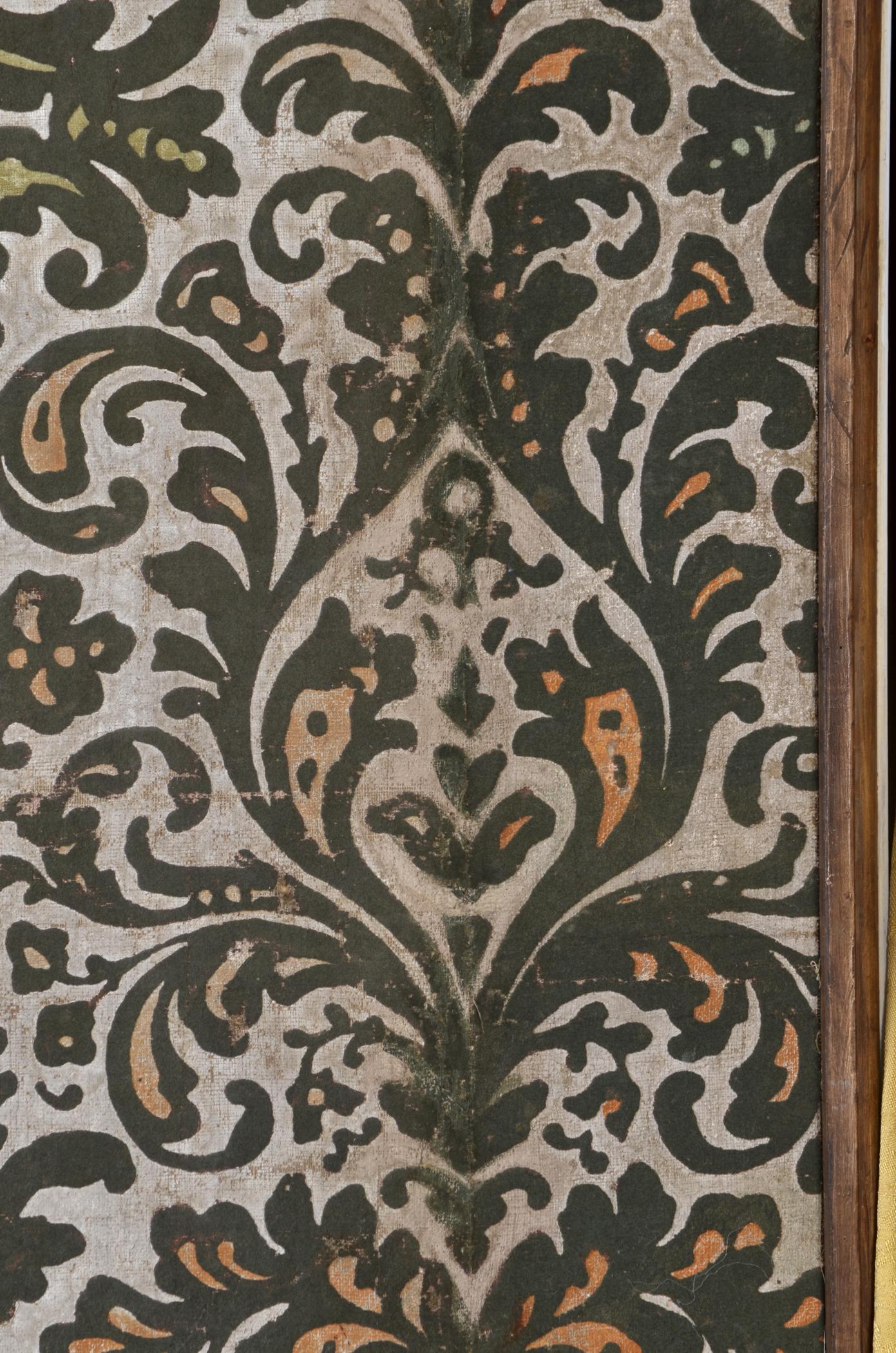 1969.1088.001 Wall covering, detail 7, Vauxhall Room 2013