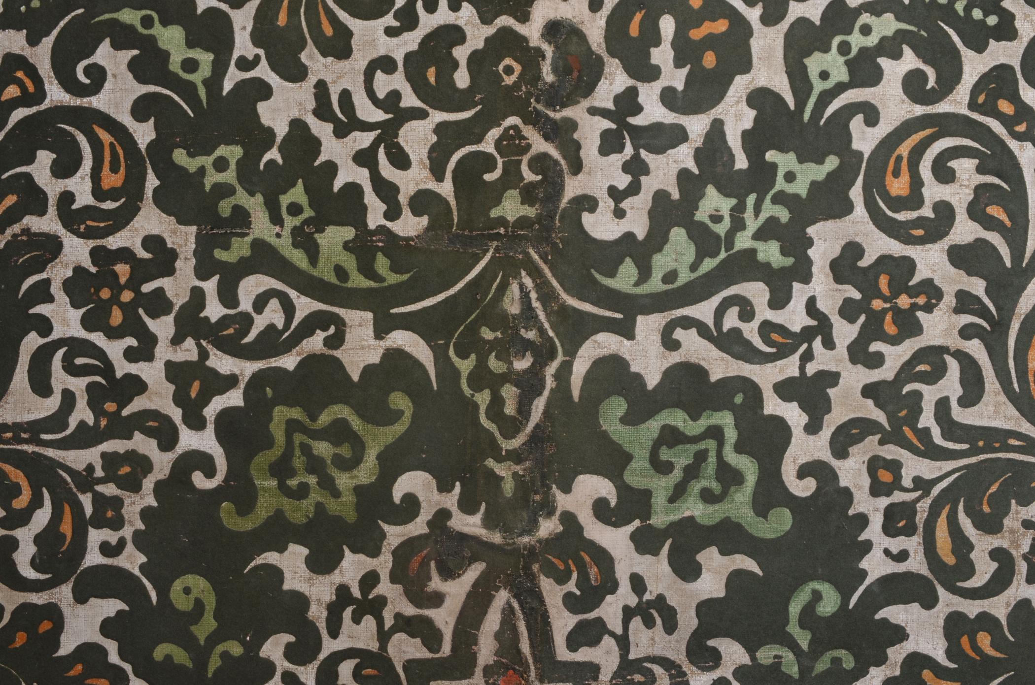 1969.1088.001 Wall covering, detail 8, Vauxhall Room 2013