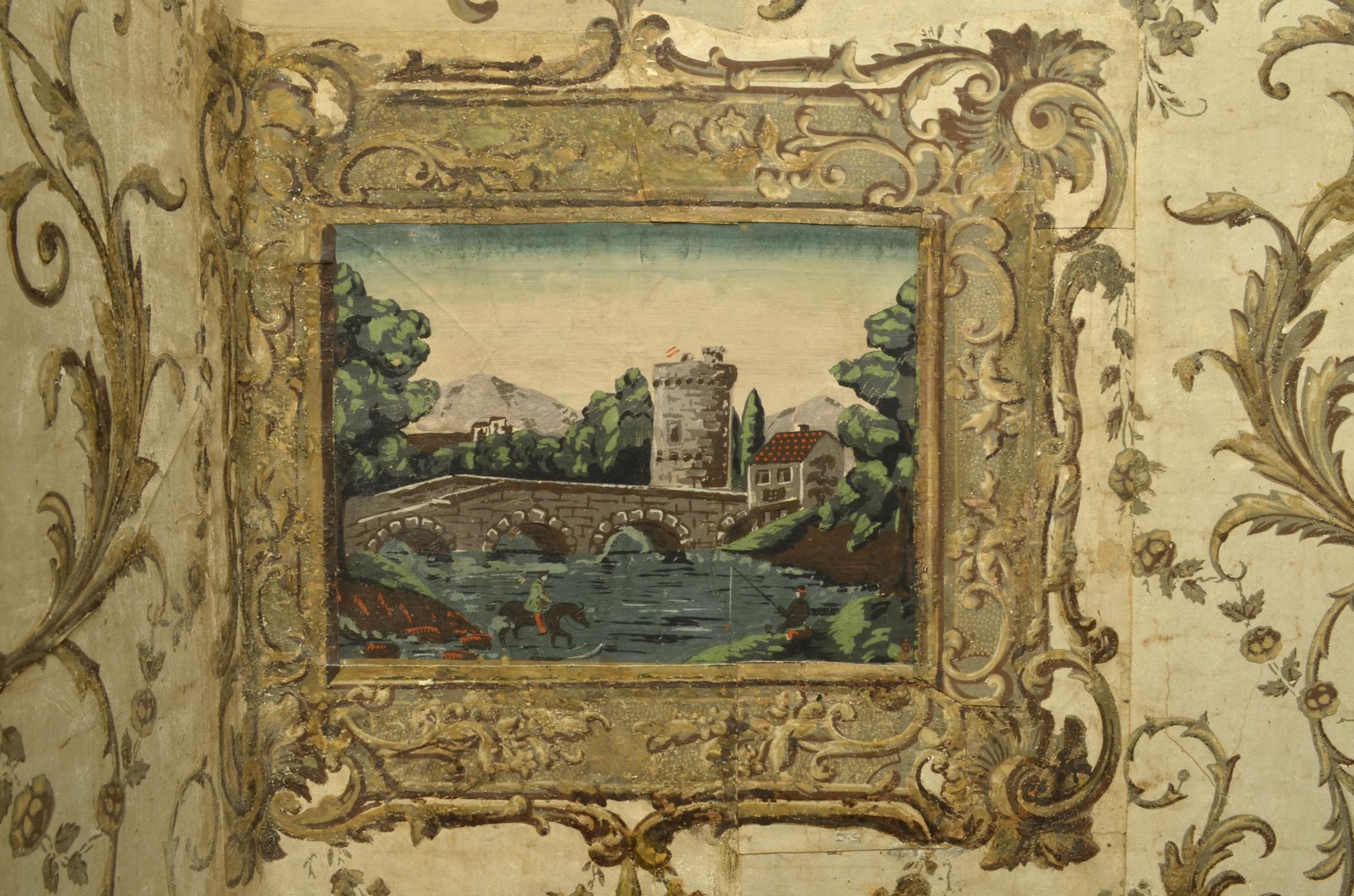 1969.1089.001 Wall covering, detail 3, Glass Alcove 2013