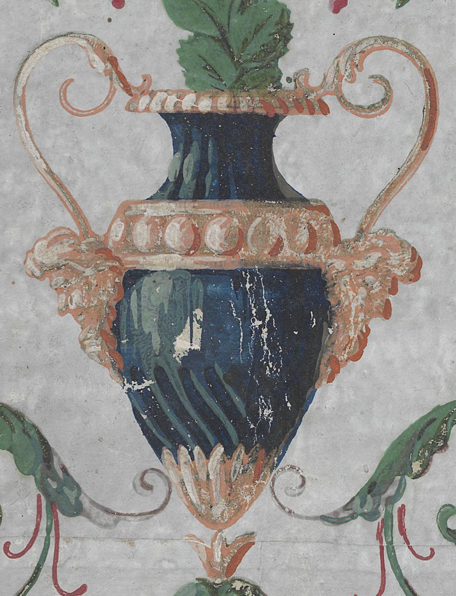1969.1092.002 B Wall Covering, Detail 7