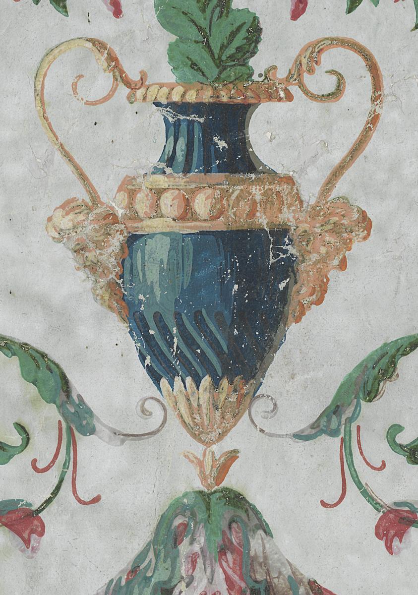1969.1092.002 F Wall Covering, Detail 3