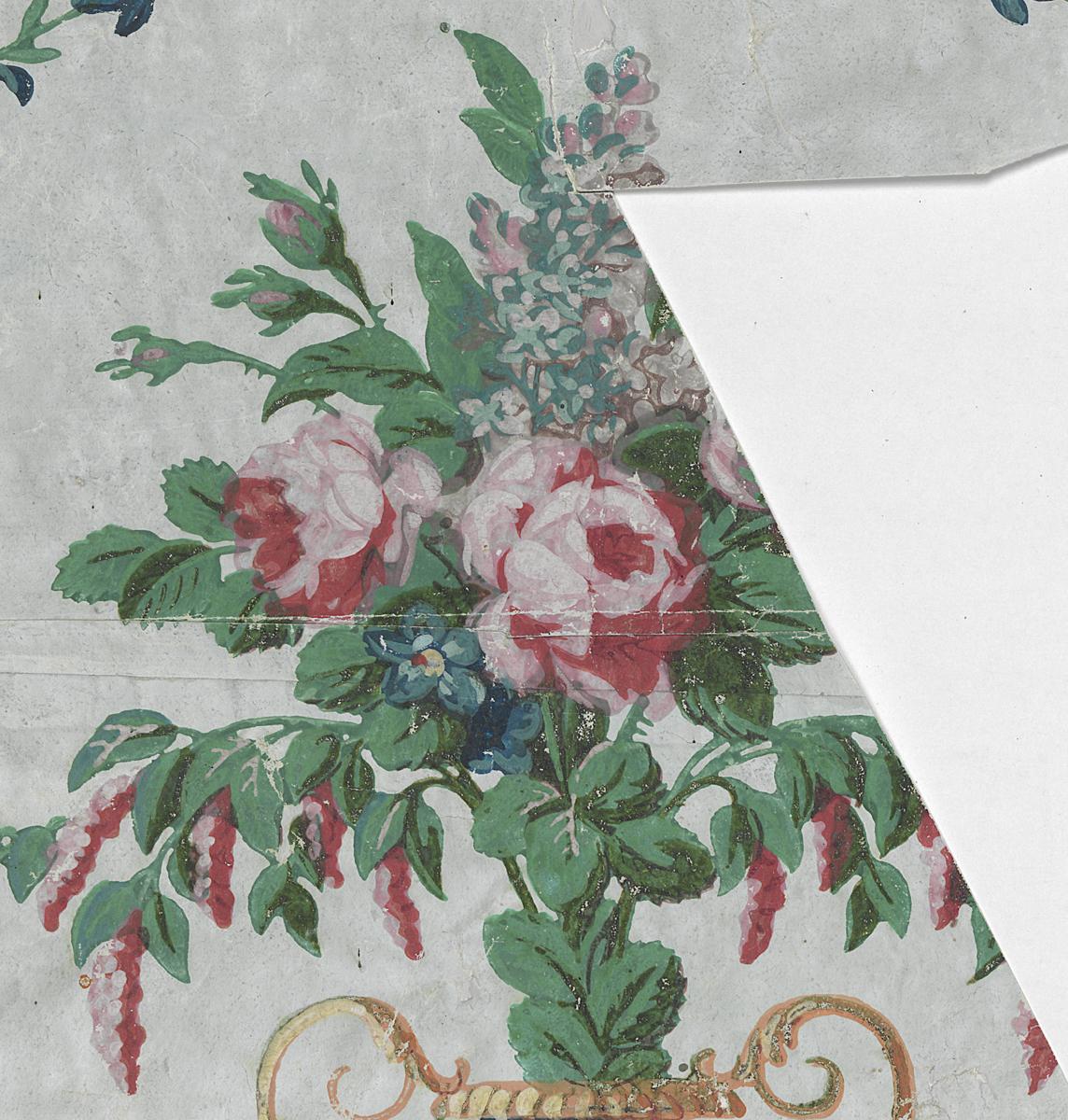 1969.1092.002 F Wall Covering, Detail 4