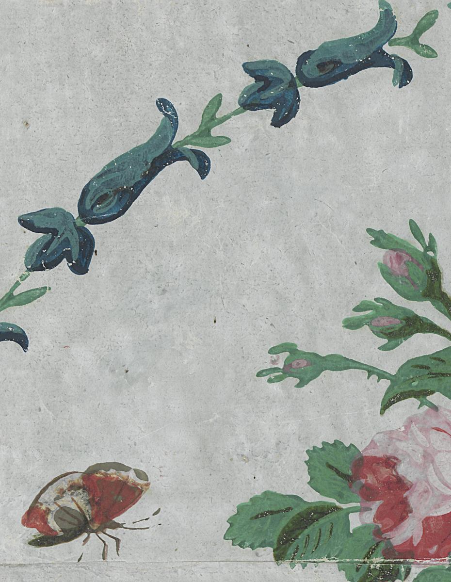 1969.1092.002 F Wall Covering, Detail 5