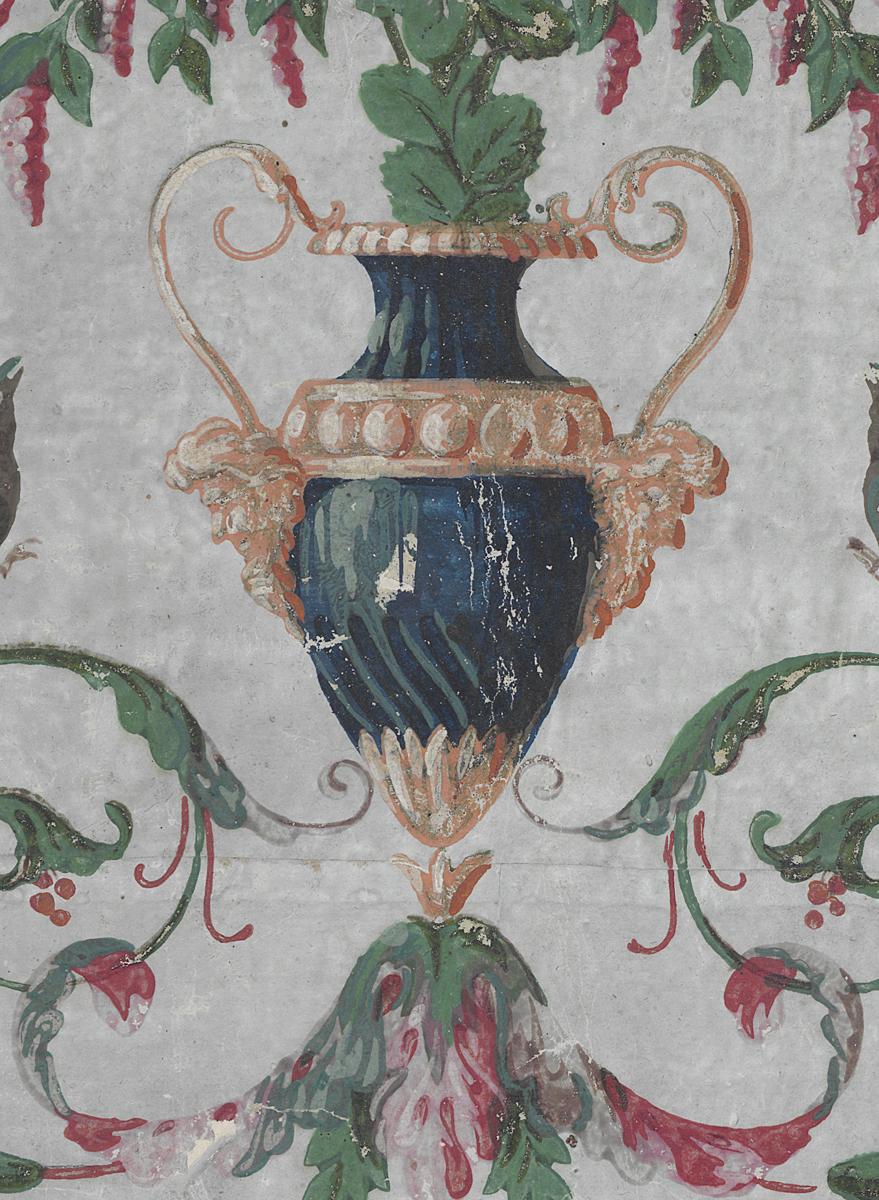 1969.1092.002 B Wall Covering, Detail 2
