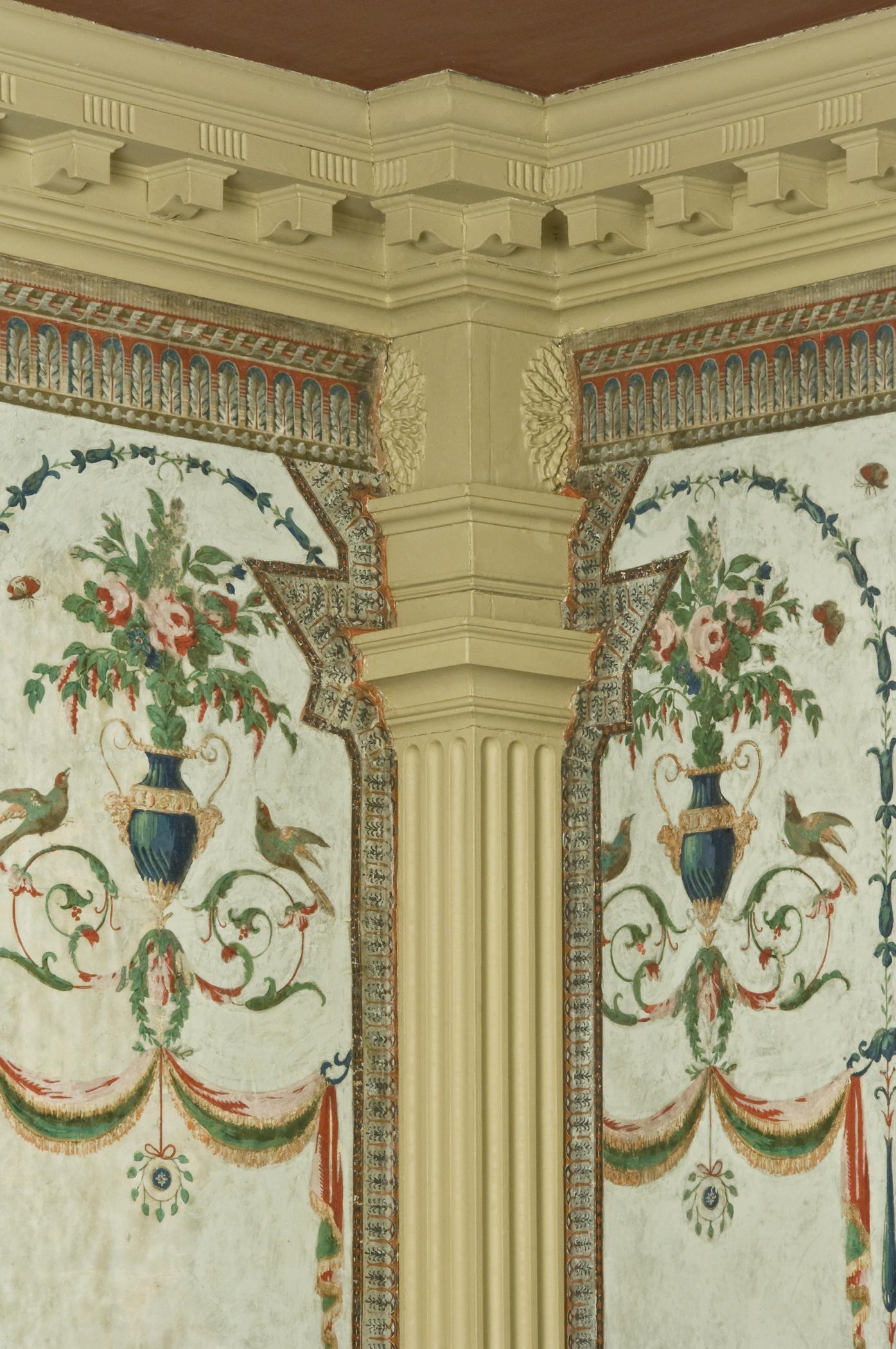 Federal Parlor 05-2008, view 3, 1969.1092 Wall covering