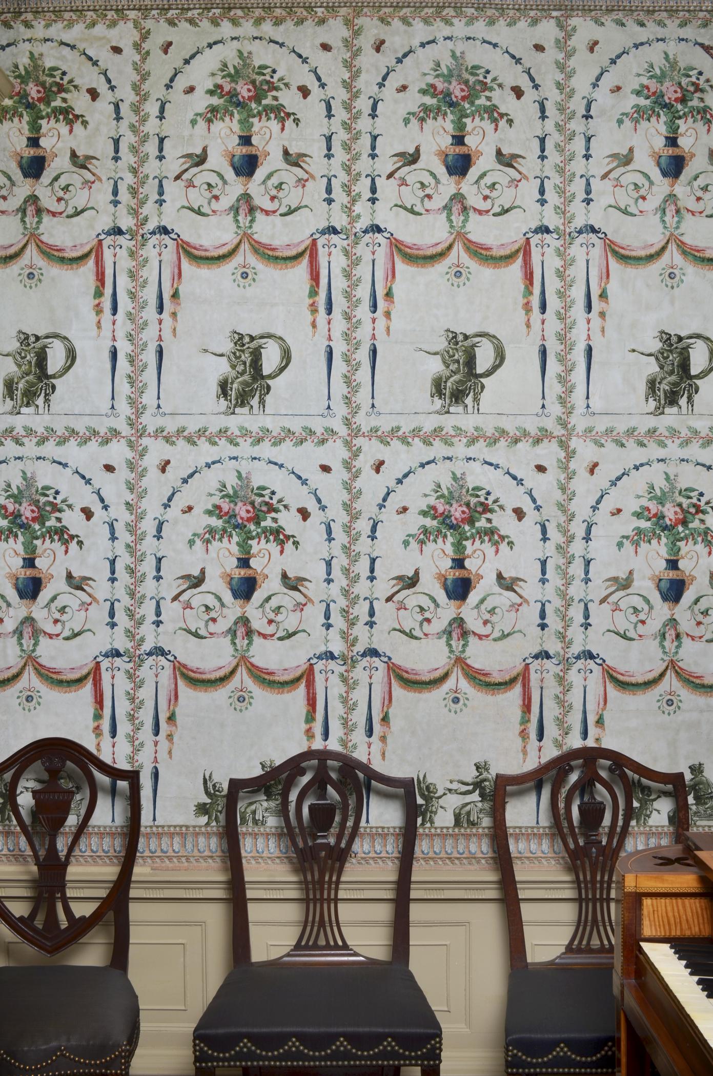 Federal Parlor 08-2013, view 3, 1969.1092 Wall covering