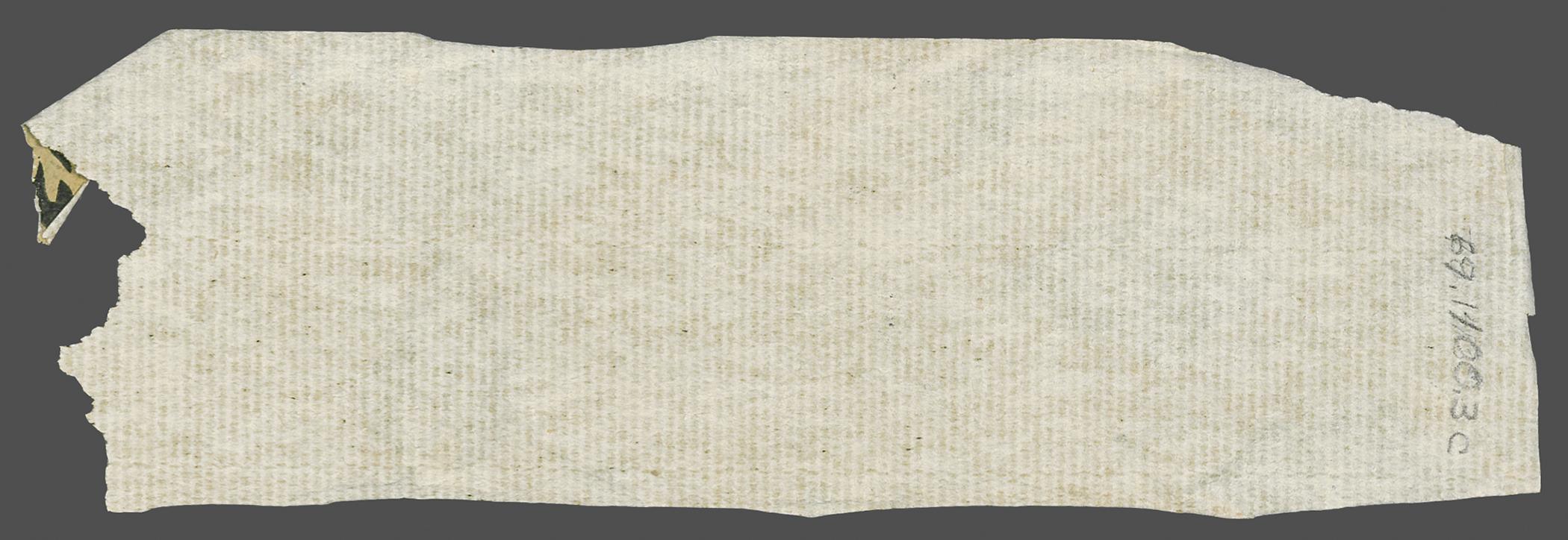 1969.1100.003 C Wall covering, view 2, reverse