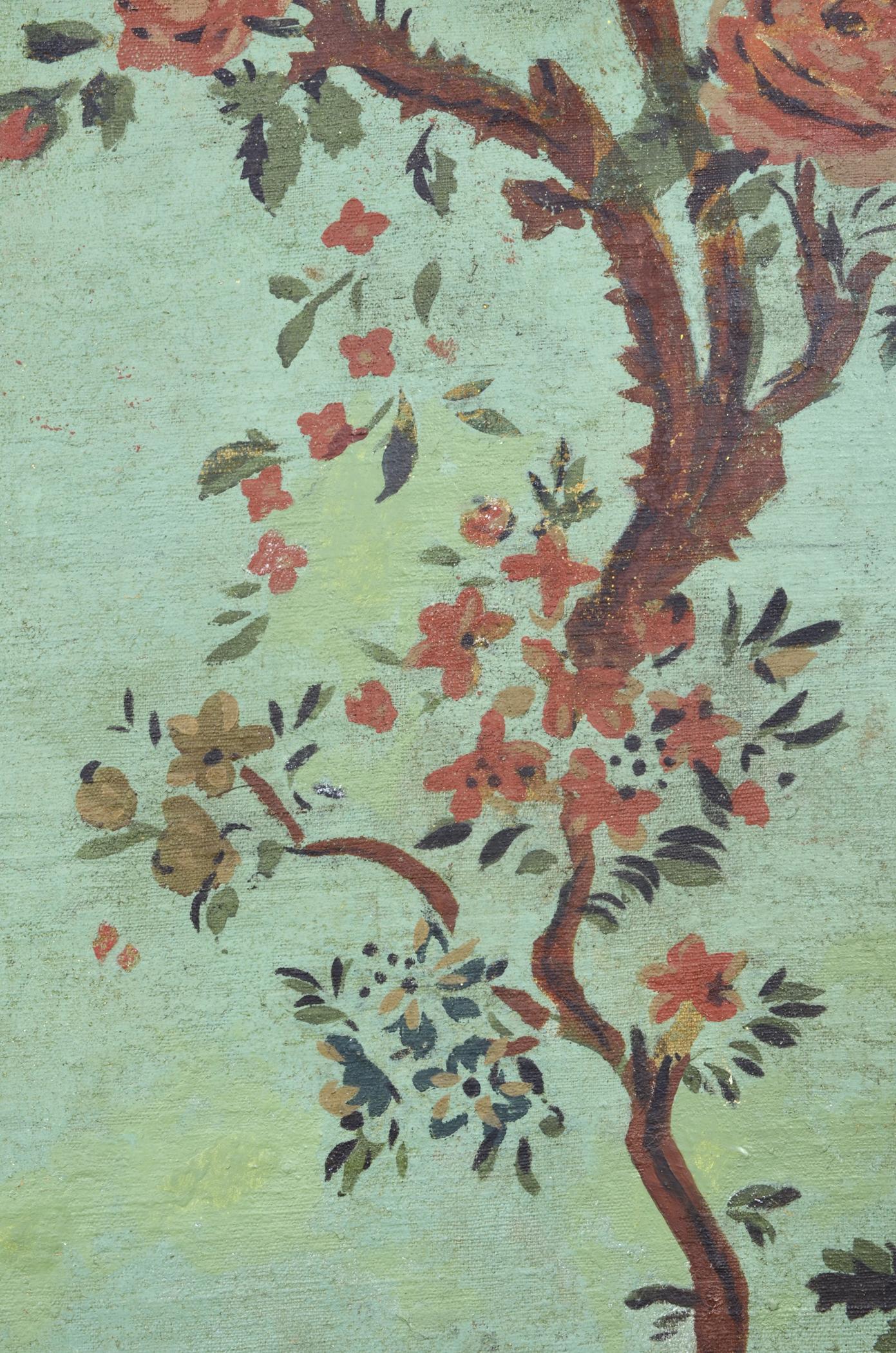 1969.1102.001 A-G Wall covering, detail 3, Tappahannock Hall 2013