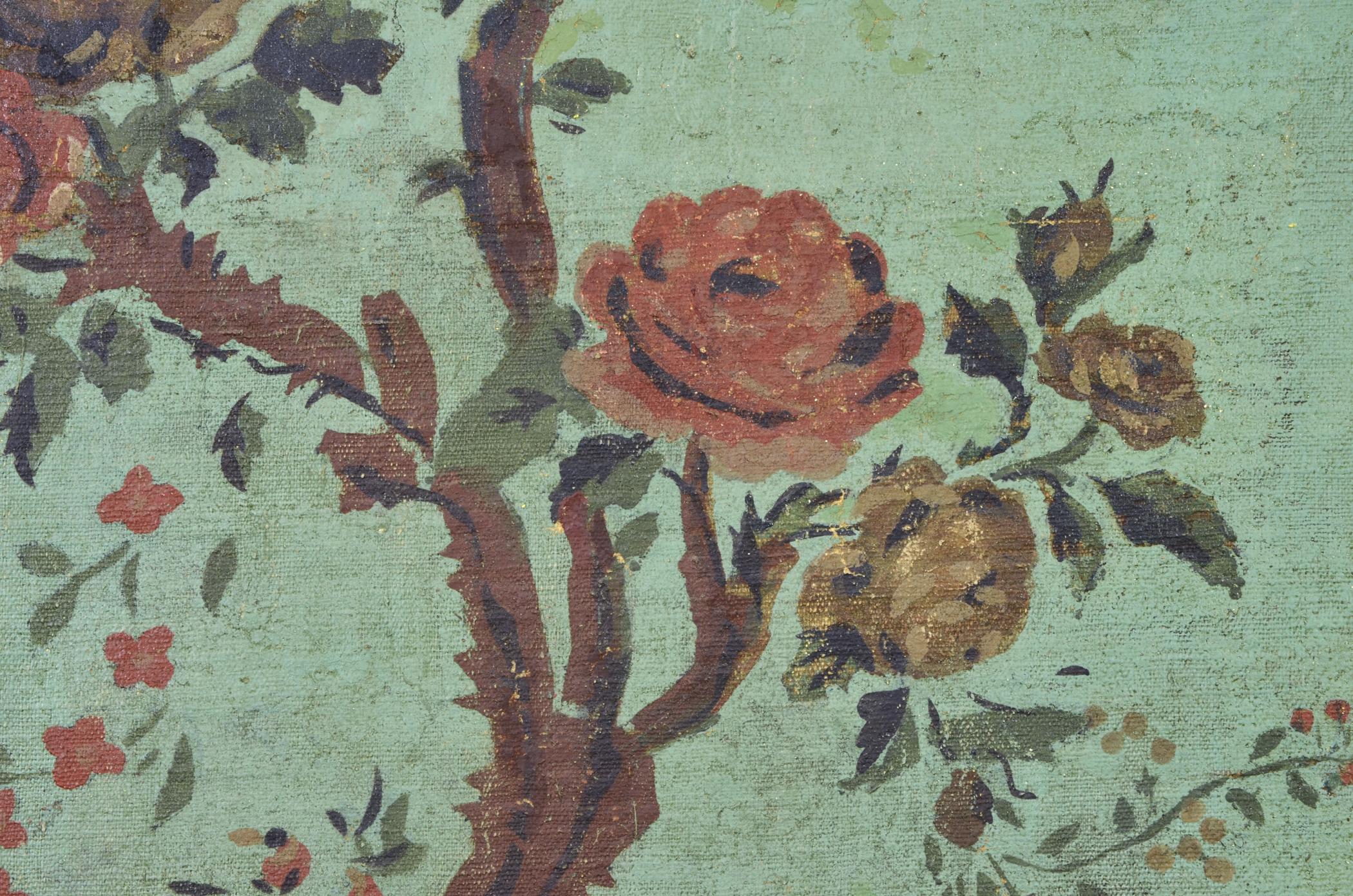 1969.1102.001 A-G Wall covering, detail 6, Tappahannock Hall 2013