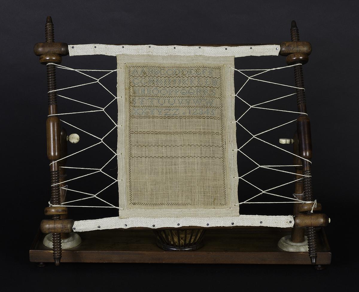 1969.1111 Sampler and 1958.2974 Stand