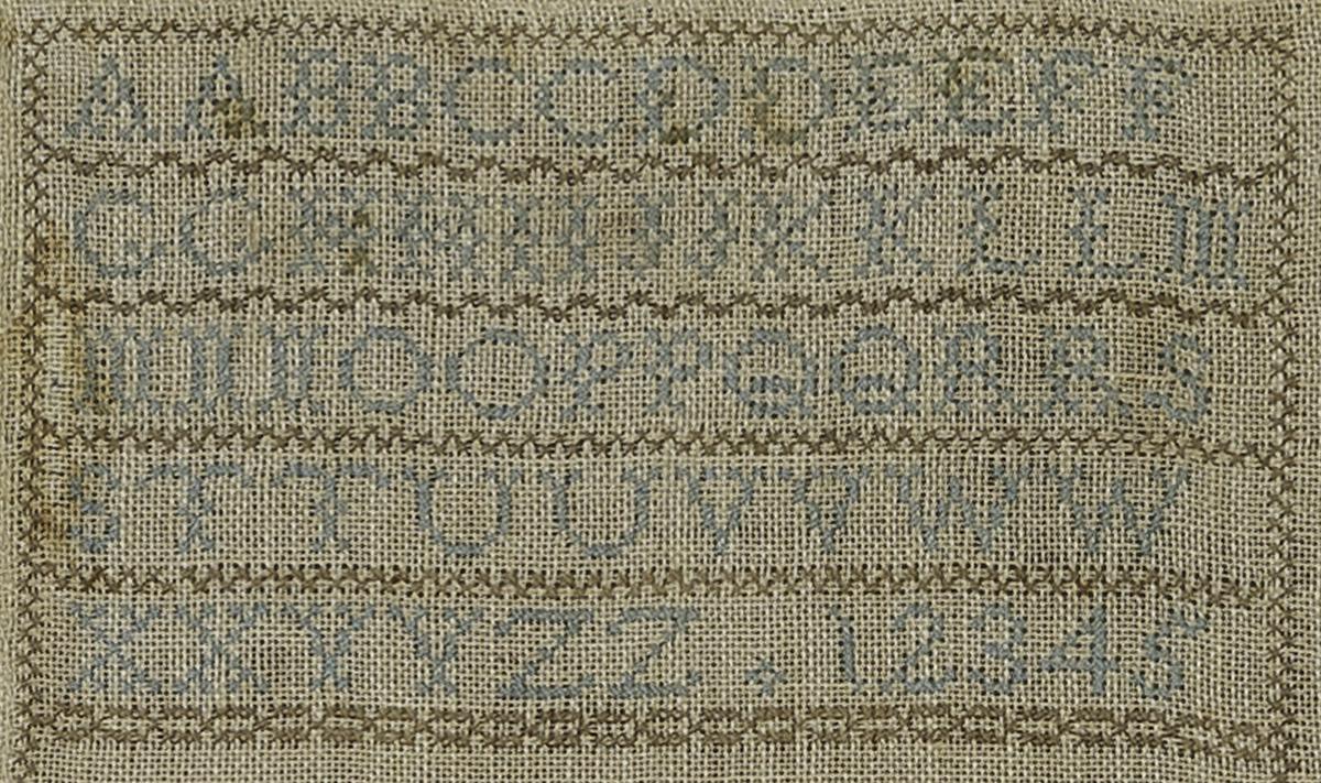 1969.1111 Sampler, Detail 3