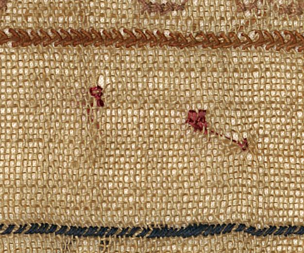 1969.1112 Sampler, Detail 10