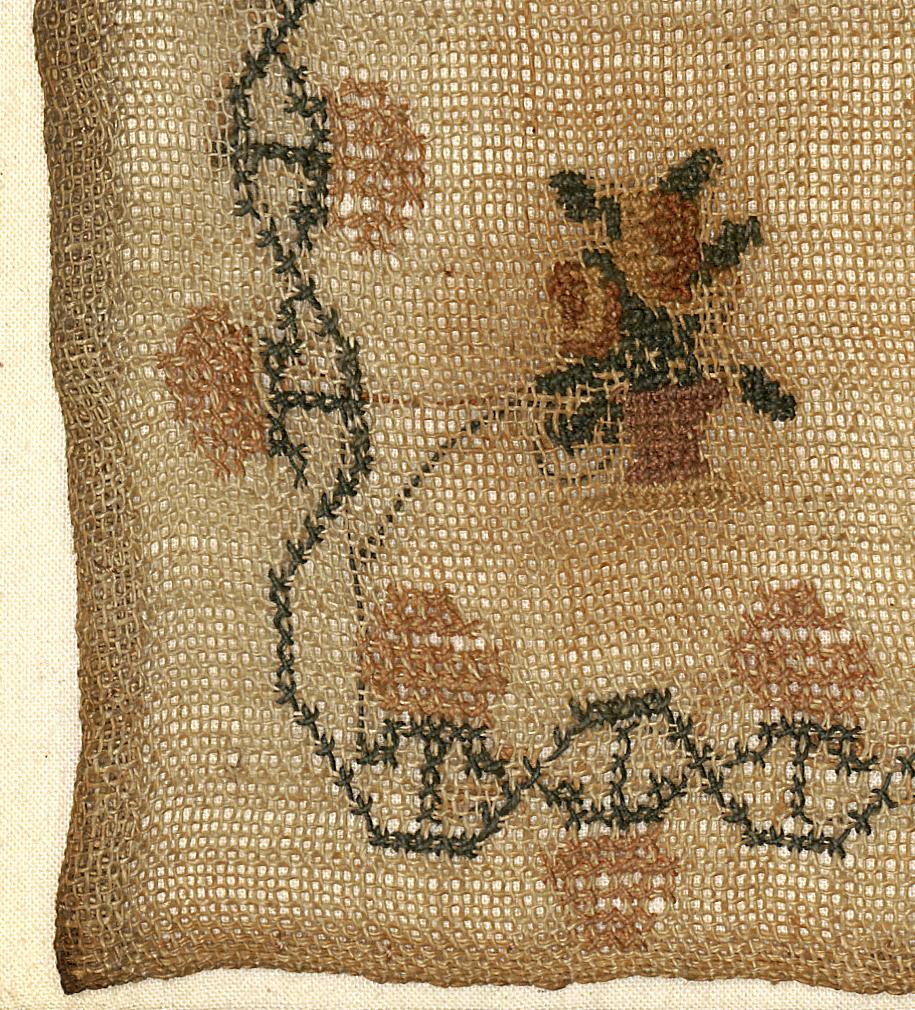1969.1112 Sampler, Detail 5