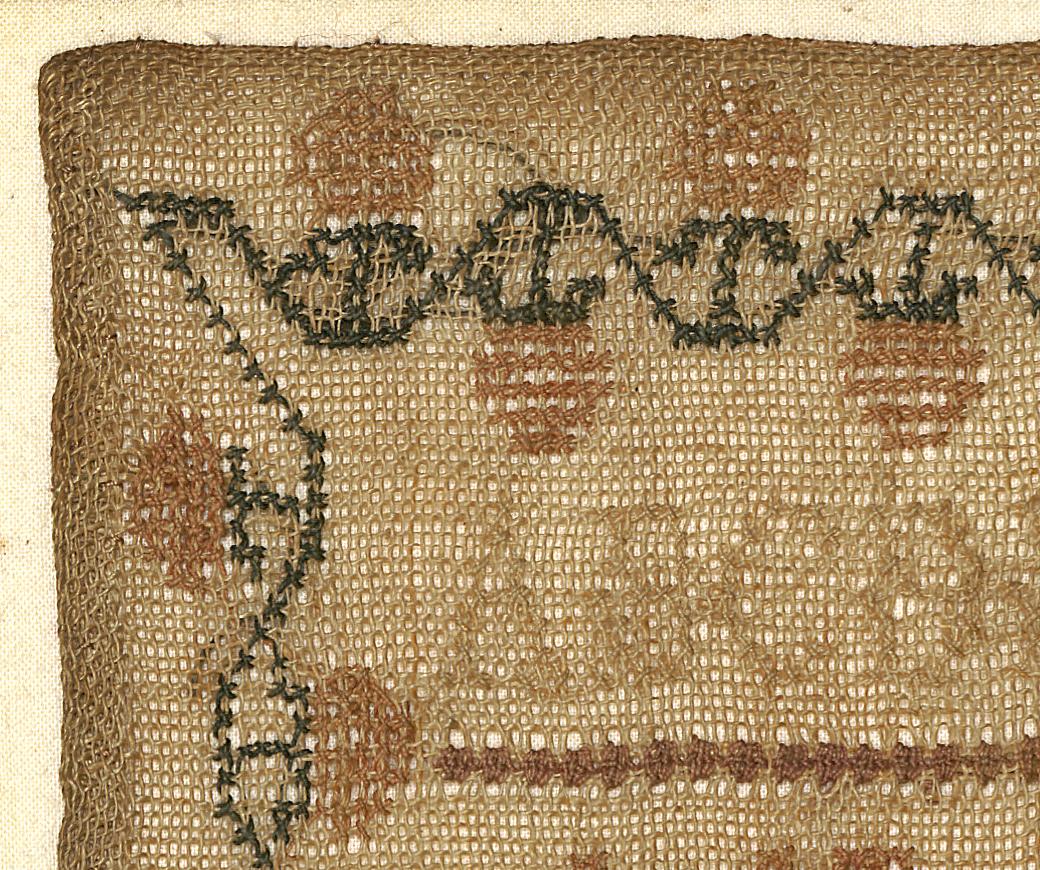 1969.1112 Sampler, Detail 6