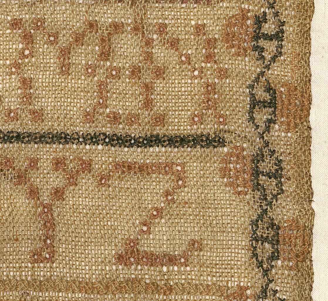 1969.1112 Sampler, Detail 7
