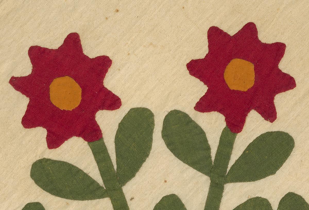 1969.1115.005 Quilt square, Detail