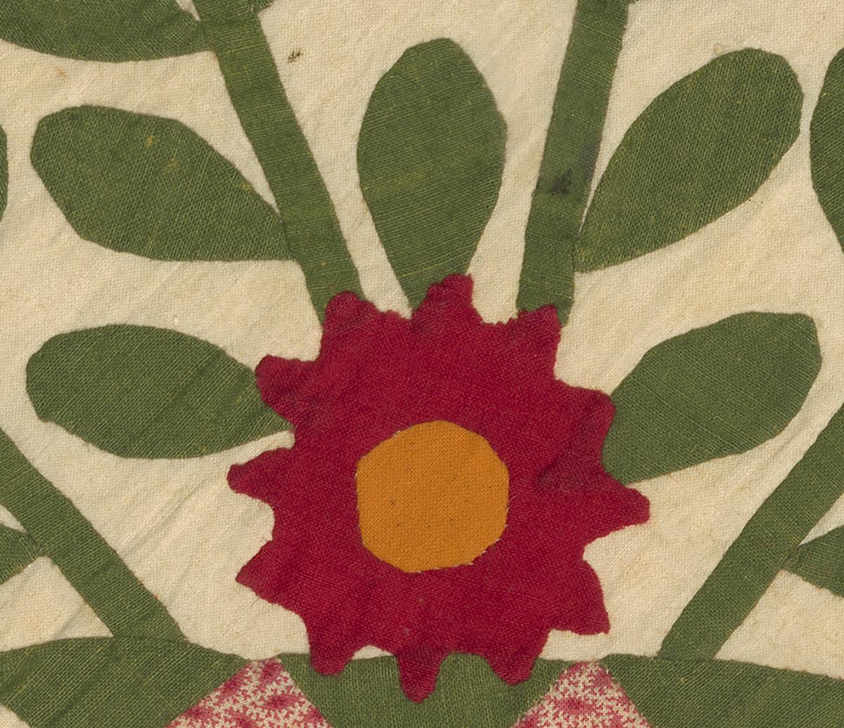 1969.1115.005 Quilt square, Detail 4