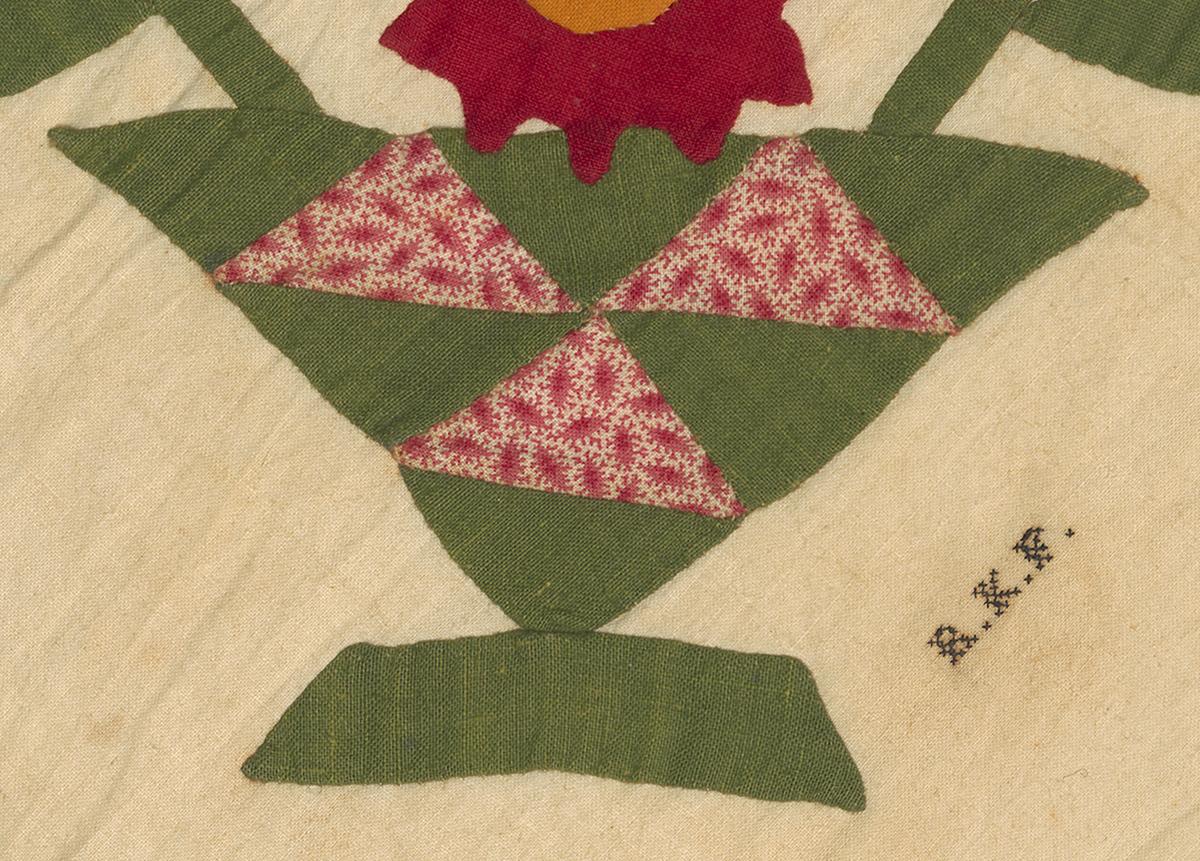 1969.1115.005 Quilt square, Detail 5