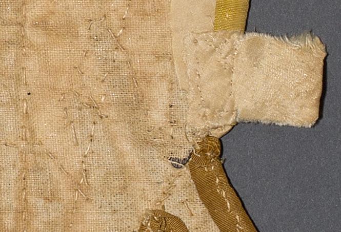 1969.1119 Stomacher, Verso Detail 9