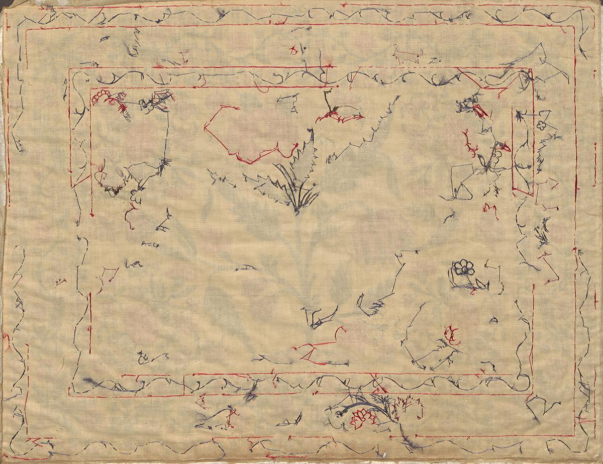 1969.1125 Textile Panel, Verso
