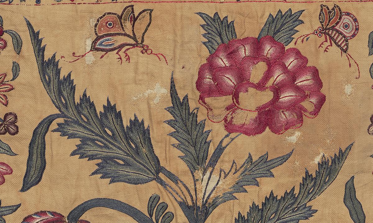 1969.1125 Textile Panel, Detail 2