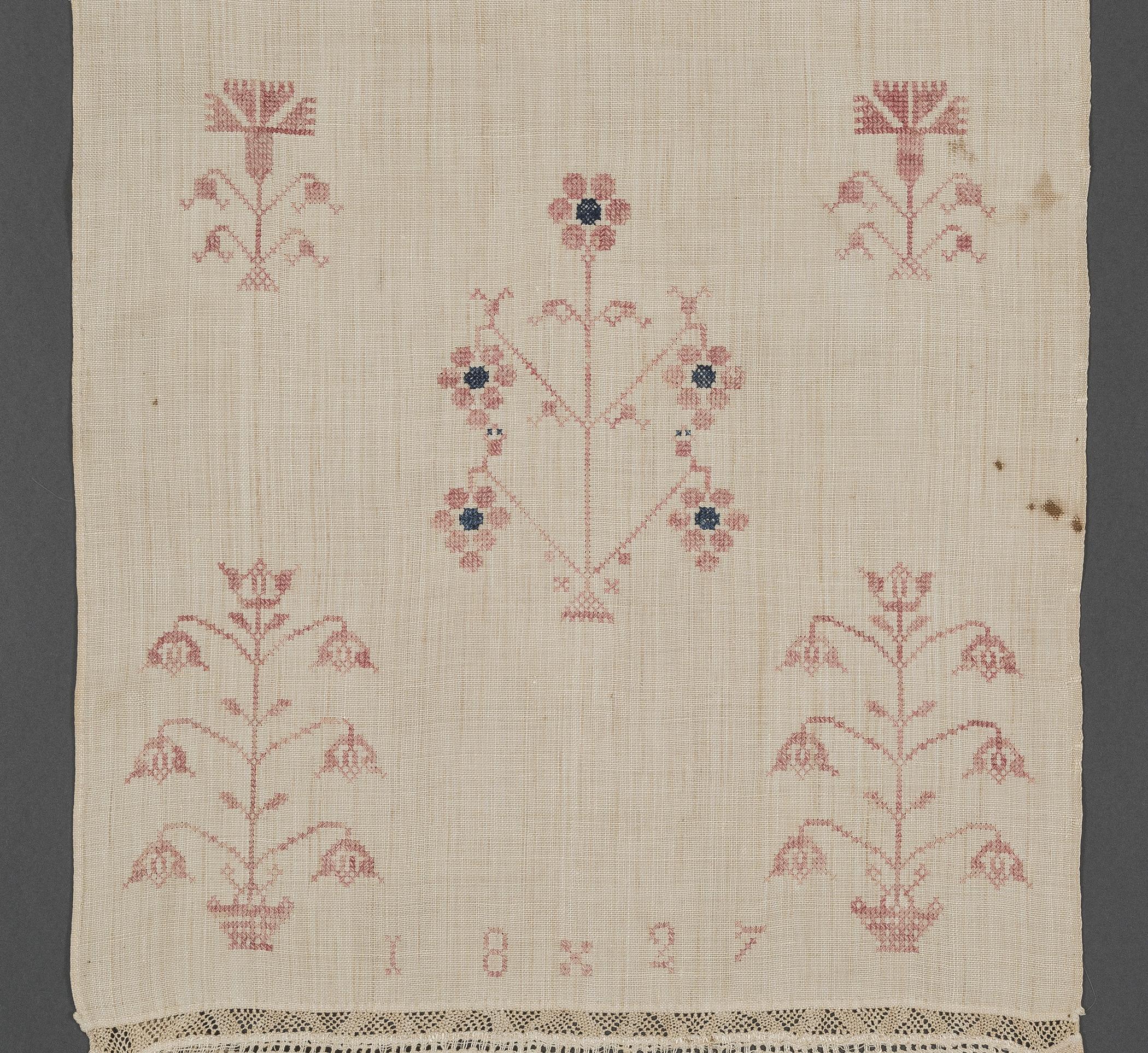 1969.1145 Towel, detail 12