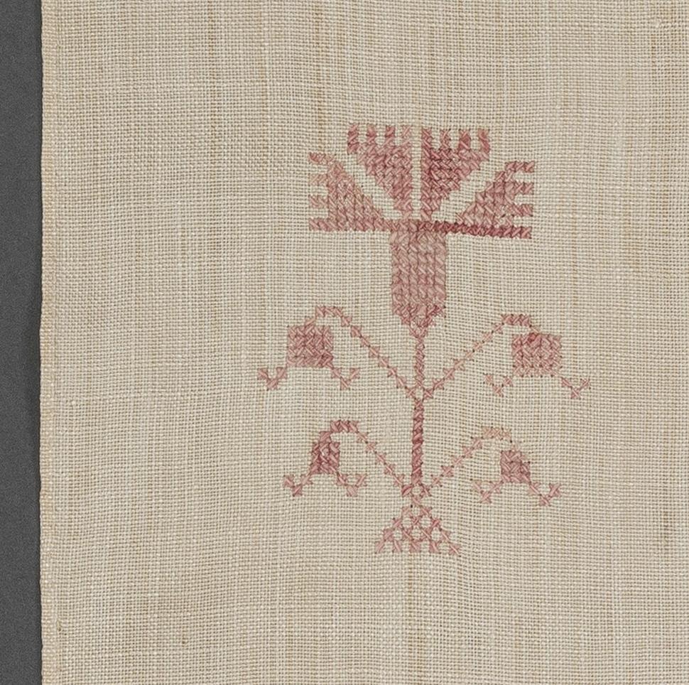 1969.1145 Towel, detail 13