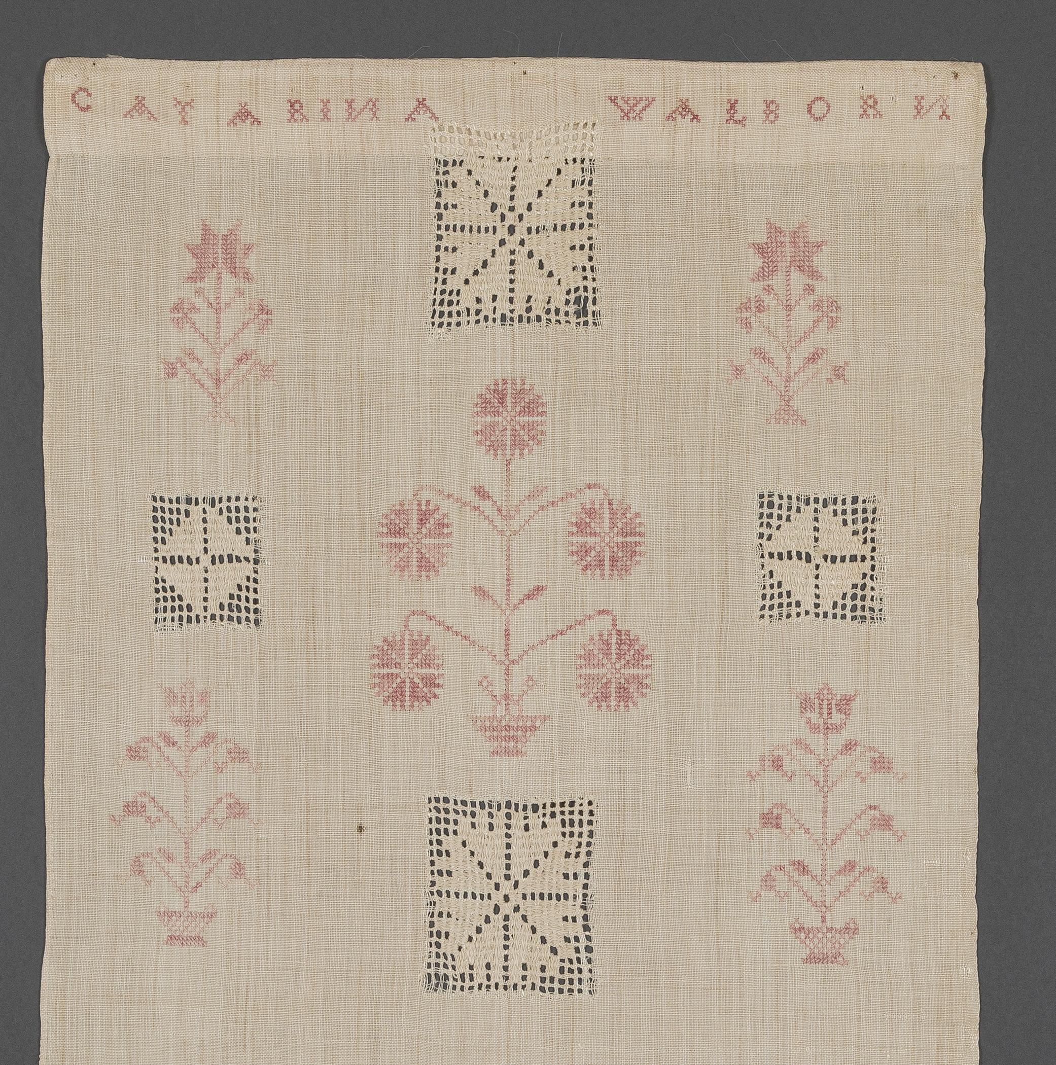 1969.1145 Towel, detail 1