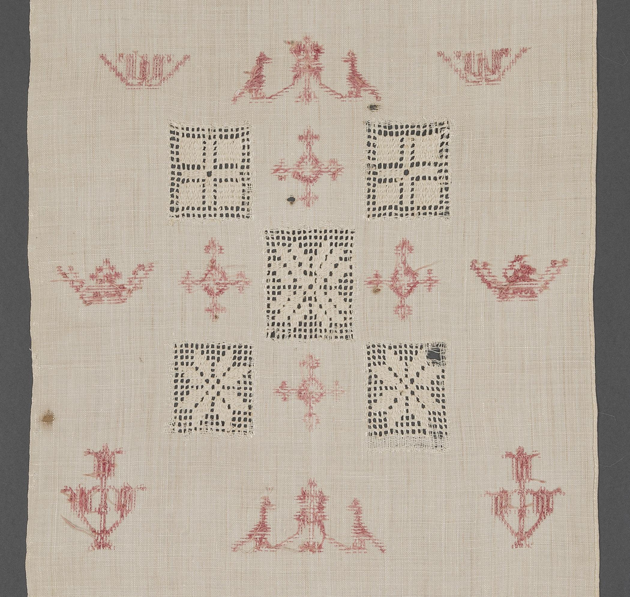 1969.1145 Towel, reverse, detail 6